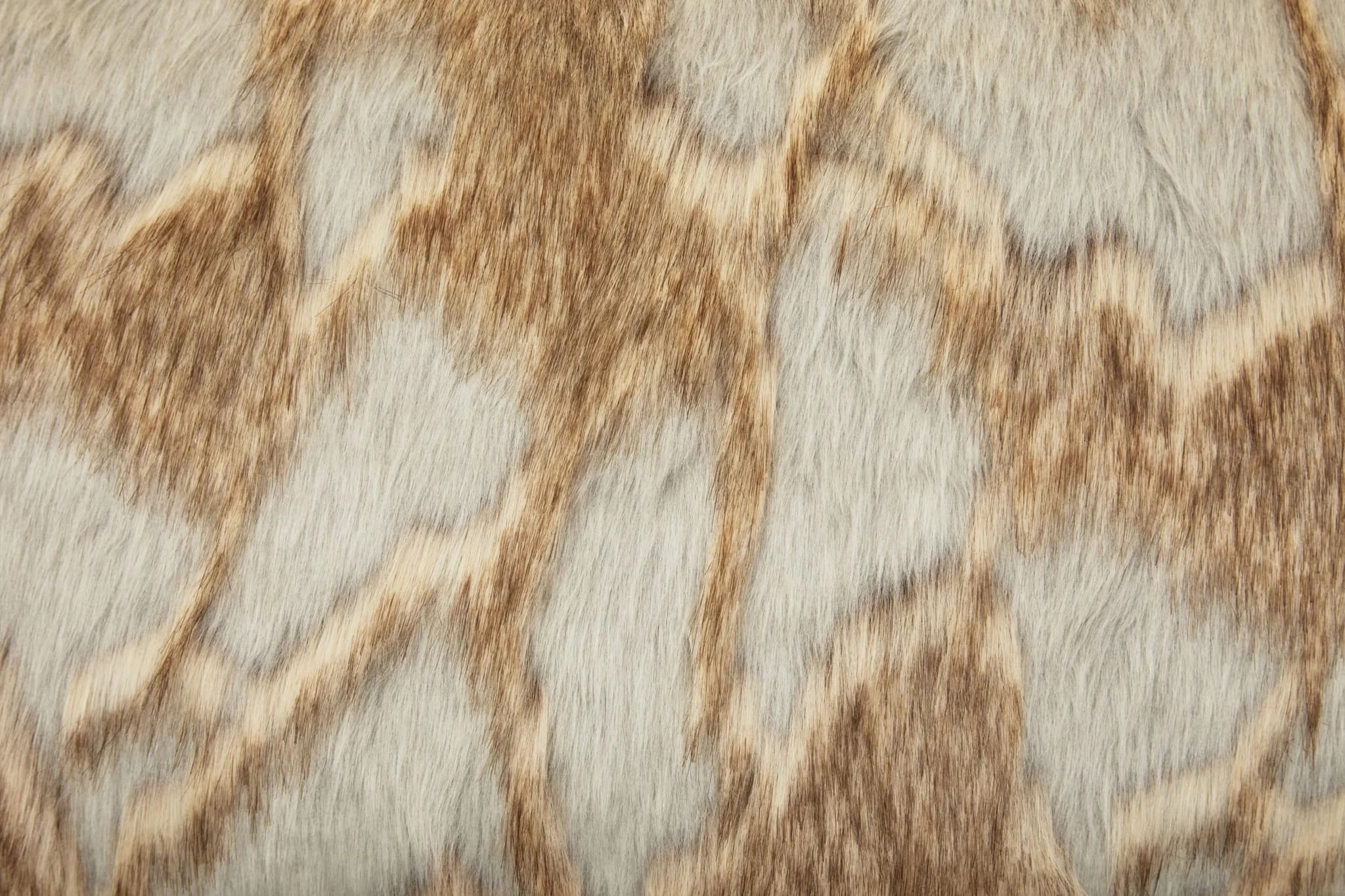 Bosie Lamina Grey And Natural Fur Cushion - Decorative, photo 6 of 8