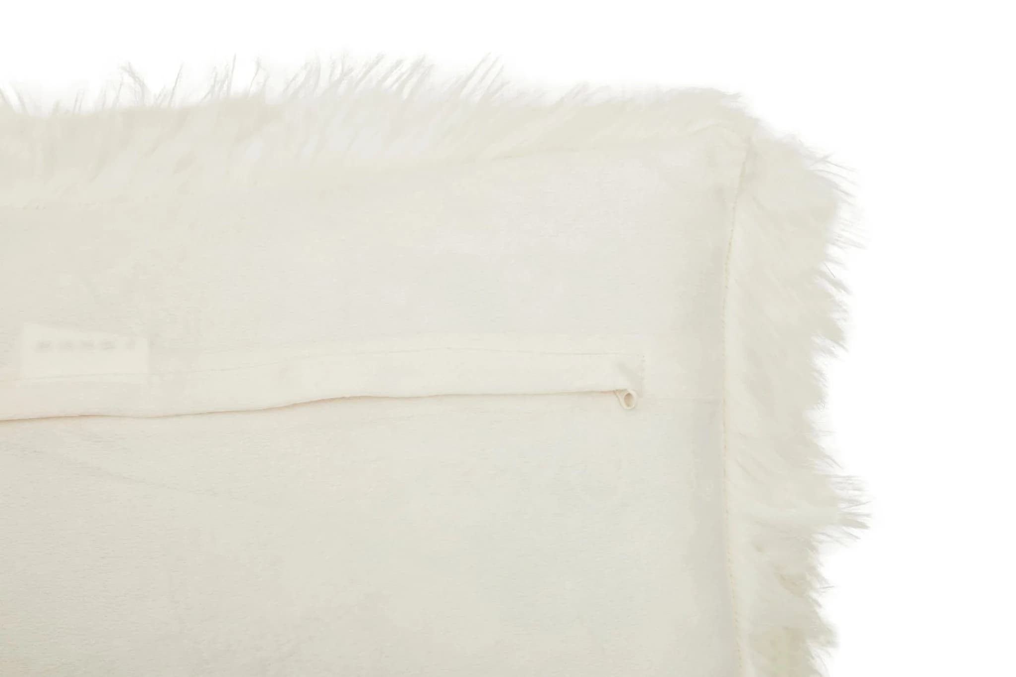 Bosie Lamina Cream Fur Cushion - Decorative, photo 5 of 7