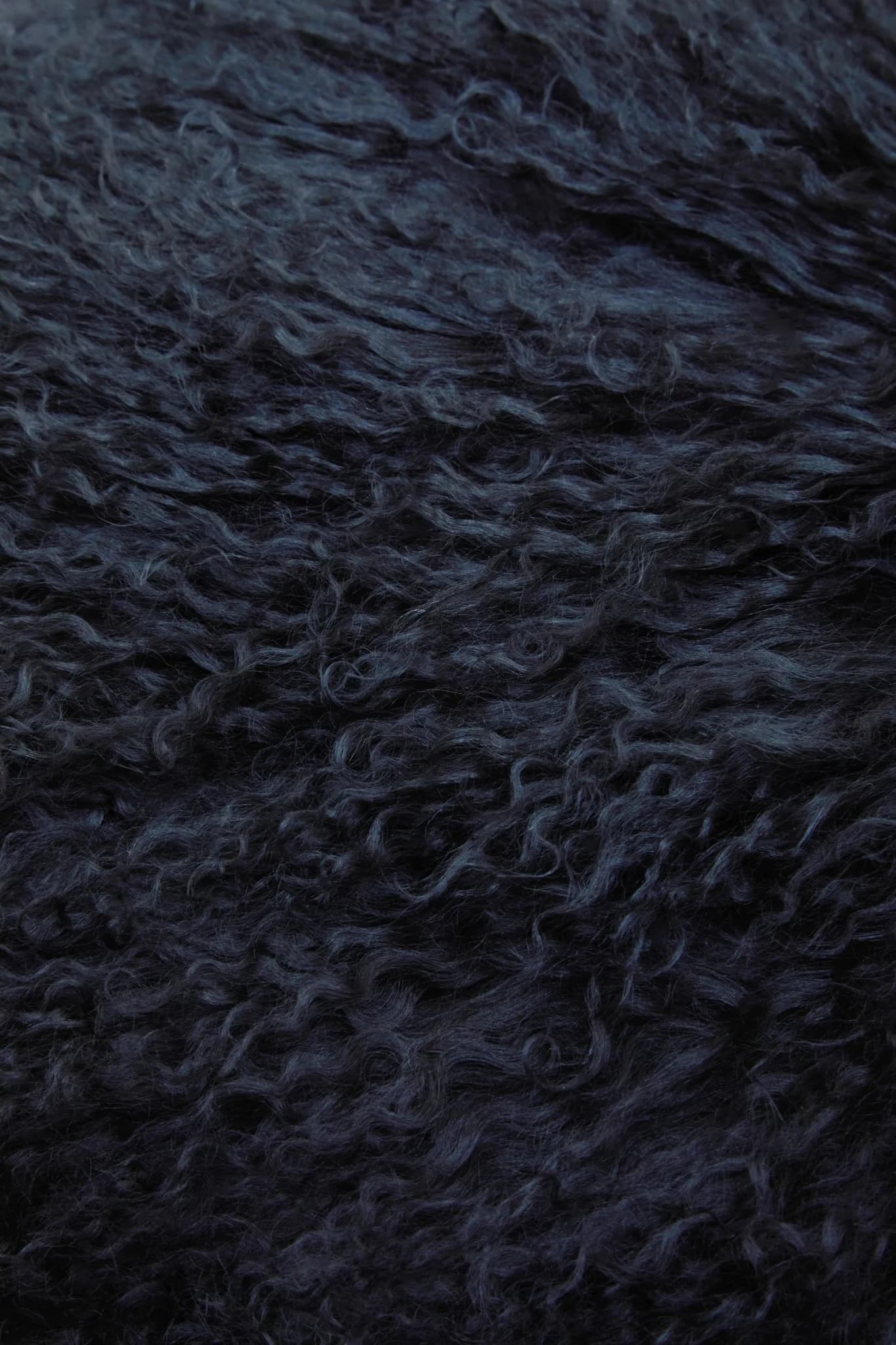 Bosie Real Mongolian Fur Black Square Cushion - Decorative, photo 5 of 6