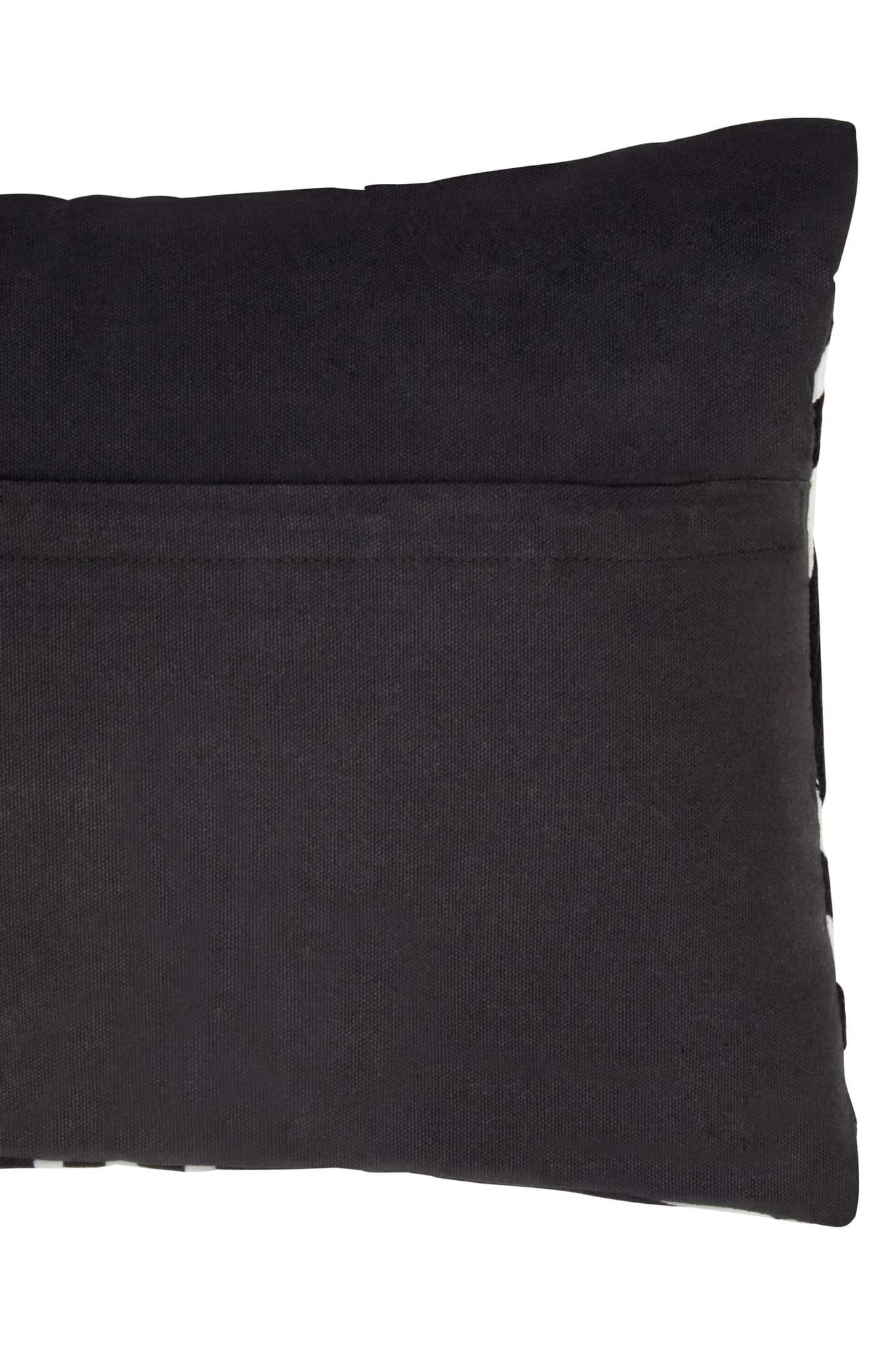 Bosie Ozella Black And White Rectangular Cushion - Decorative, photo 5 of 8