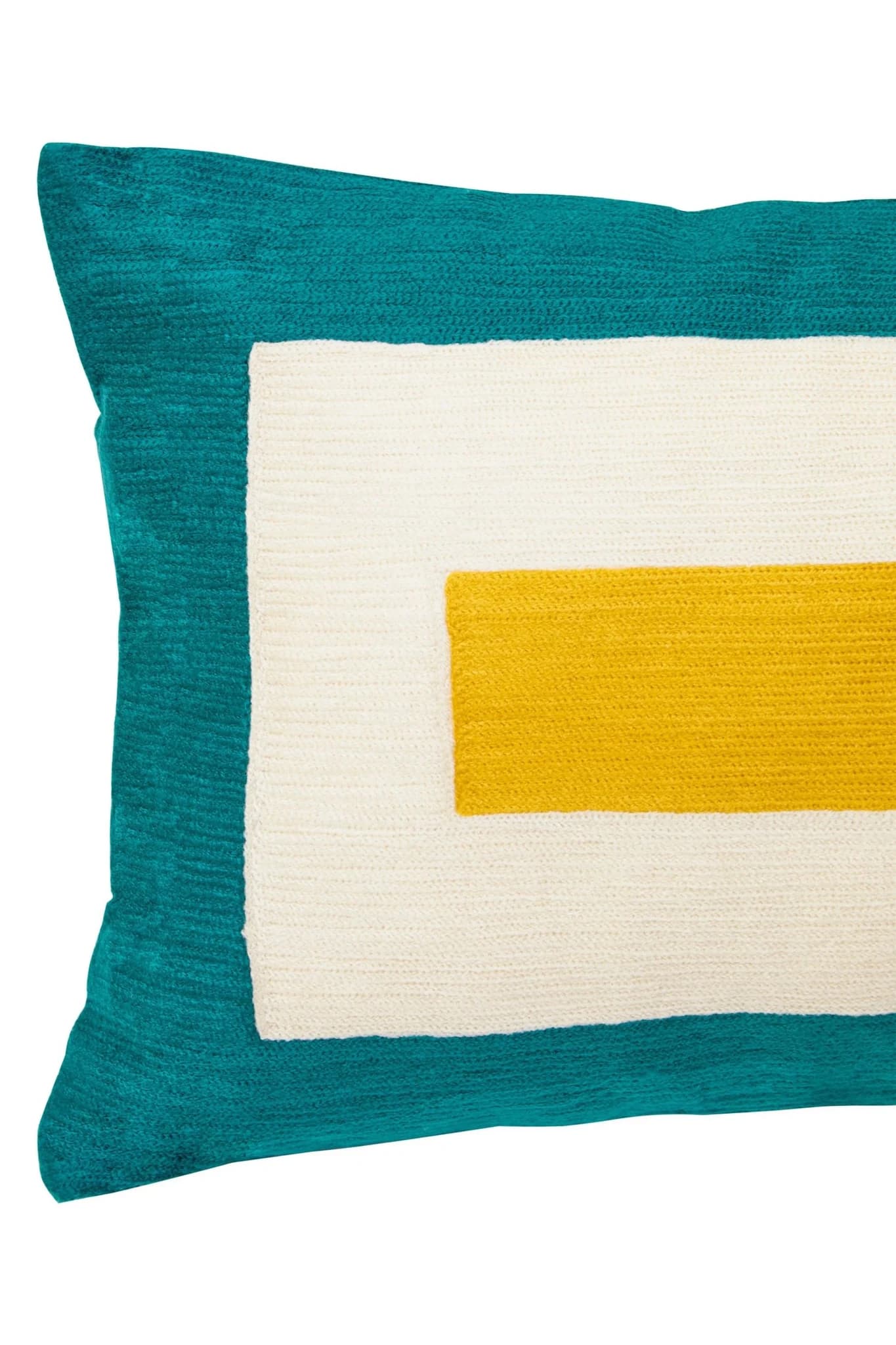 Bosie Ozella Multi Coloured Geometric Design Rectangular Cushion - Decorative, photo 8 of 8