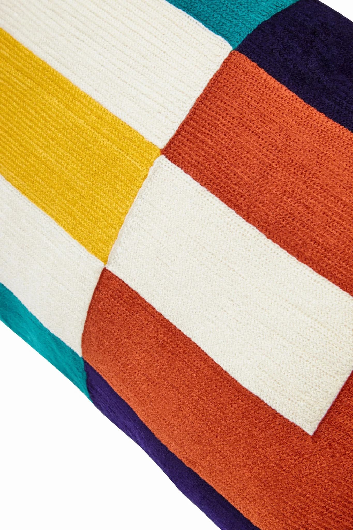 Bosie Ozella Multi Coloured Geometric Design Rectangular Cushion - Decorative, photo 6 of 8