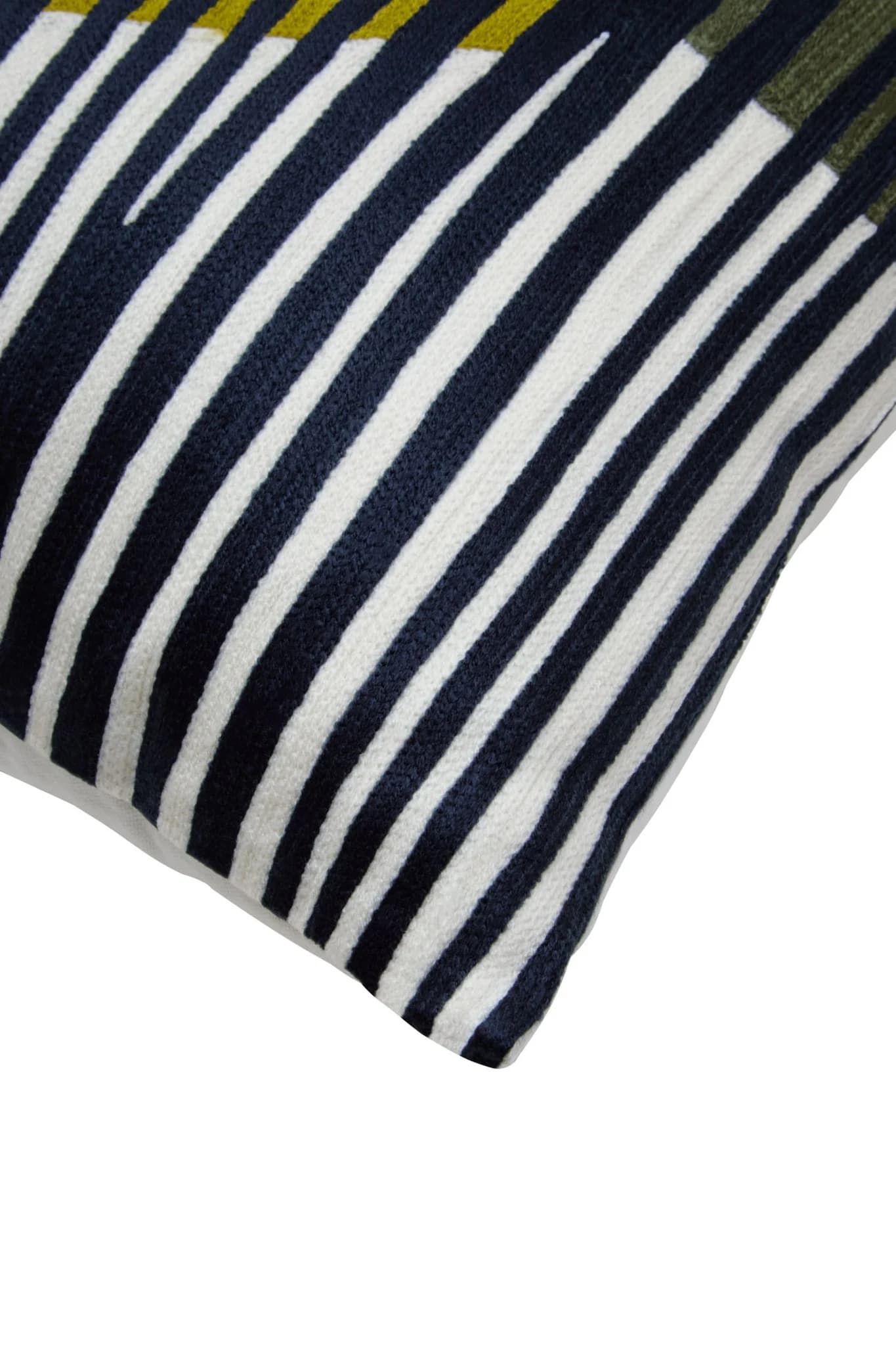 Bosie Ozella Green And White Square Cushion - Decorative, photo 8 of 8