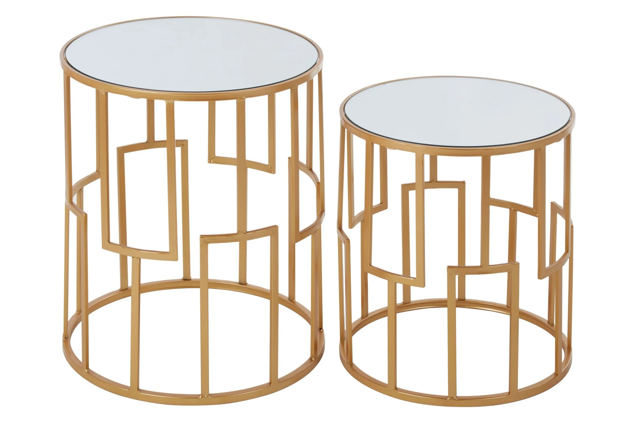 Avantis Set Of 2 Round Side Tables - Tables, photo 5 of 5