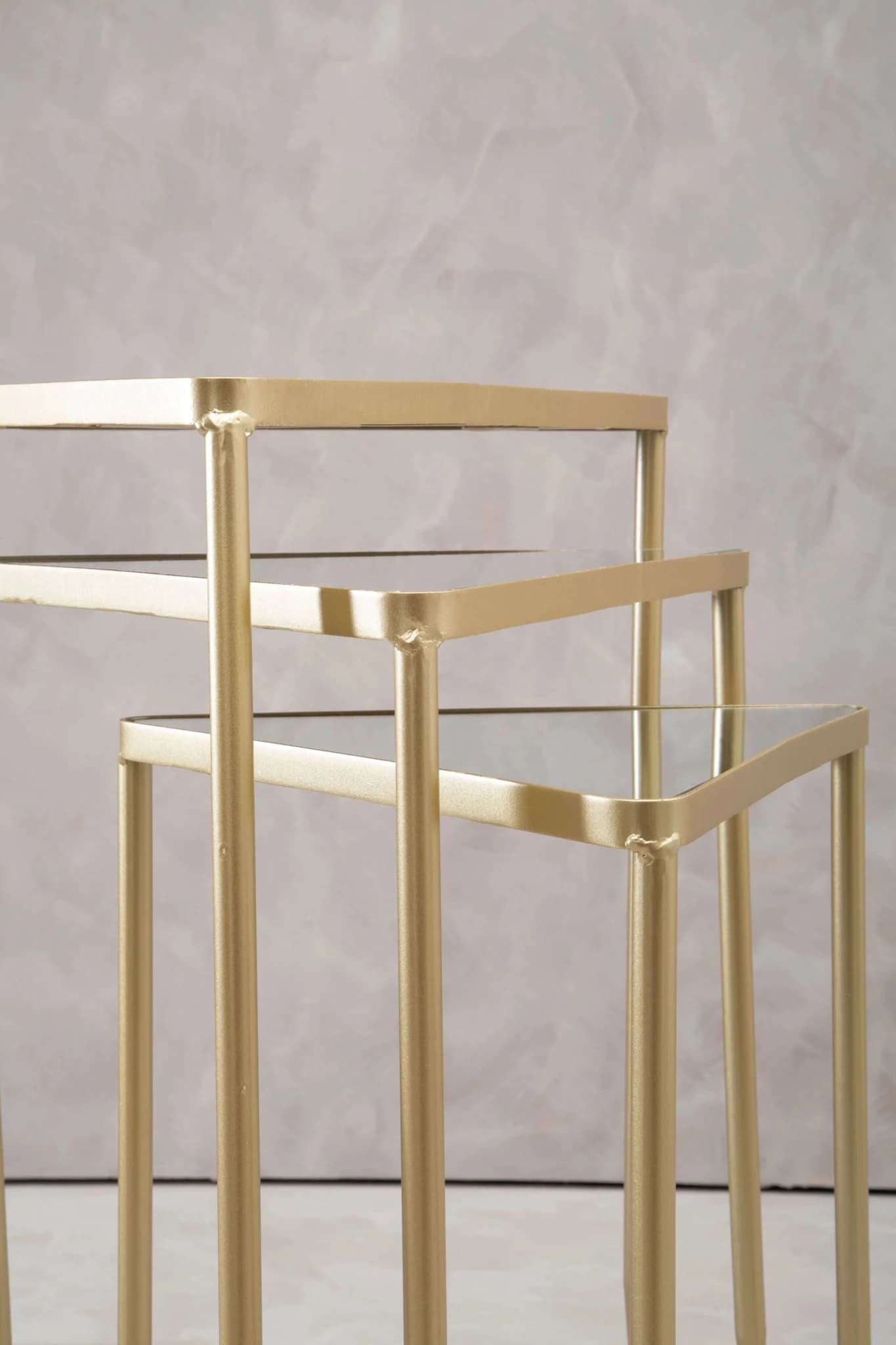 Avantis Set of 3 Triangle Nesting Tables - Tables, photo 4 of 8