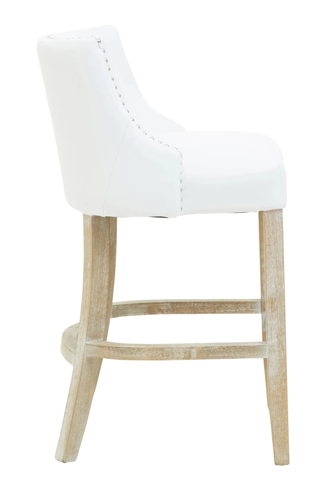 Kensington Townhouse Ivory Leather Effect Bar Chair - Seating, photo 6 of 8