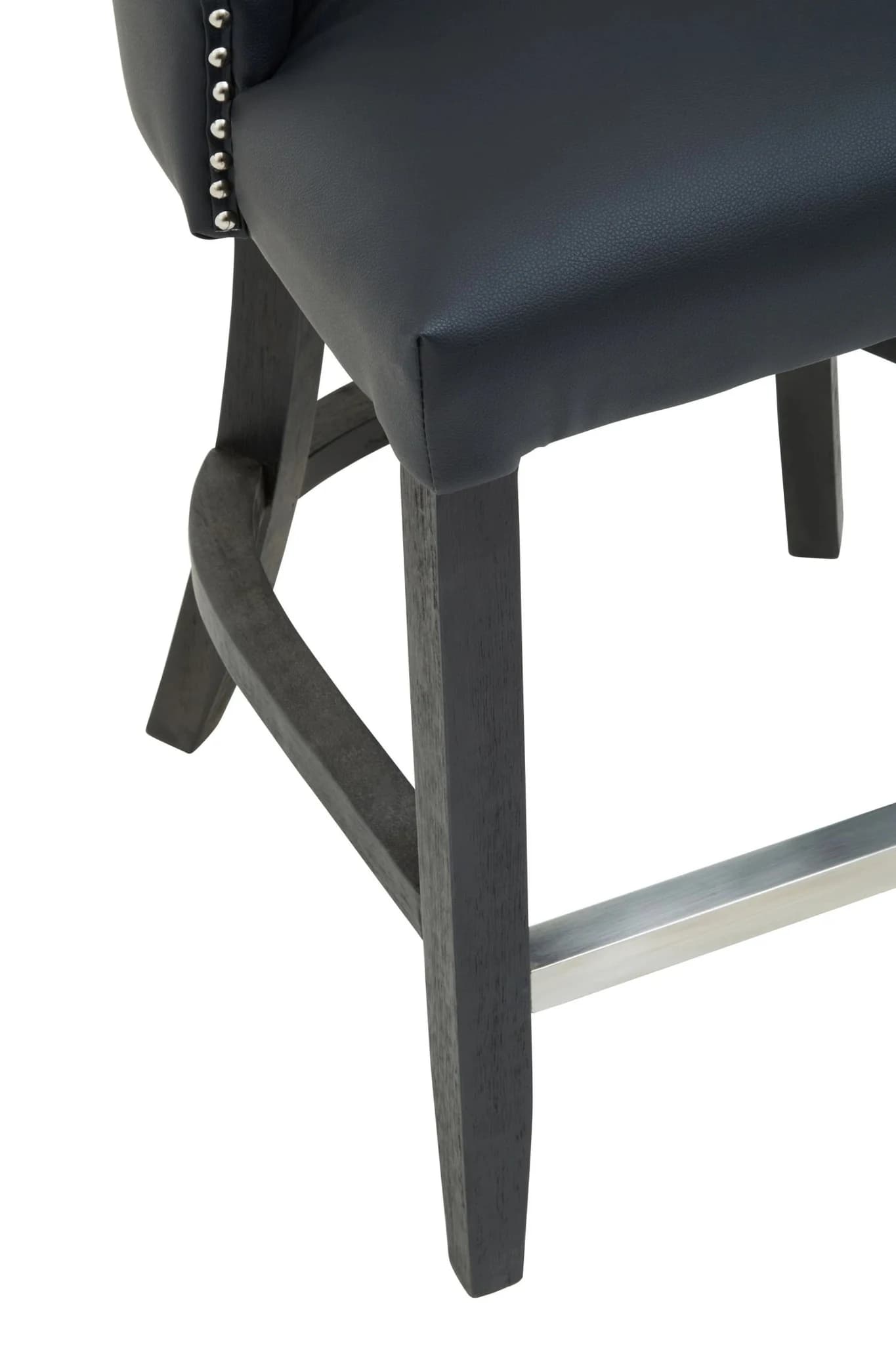 Kensington Townhouse Black Leather Effect Bar Chair - Seating, photo 7 of 8