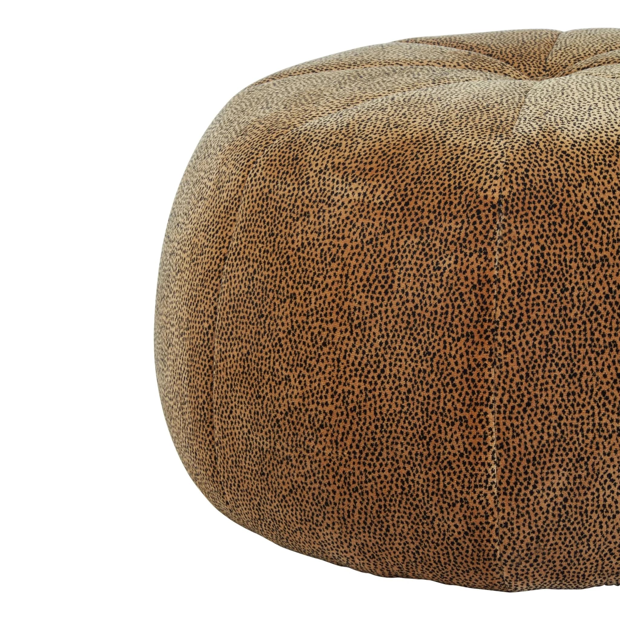 Manhattan Leopard Print Pouffe - Decorative, photo 7 of 7