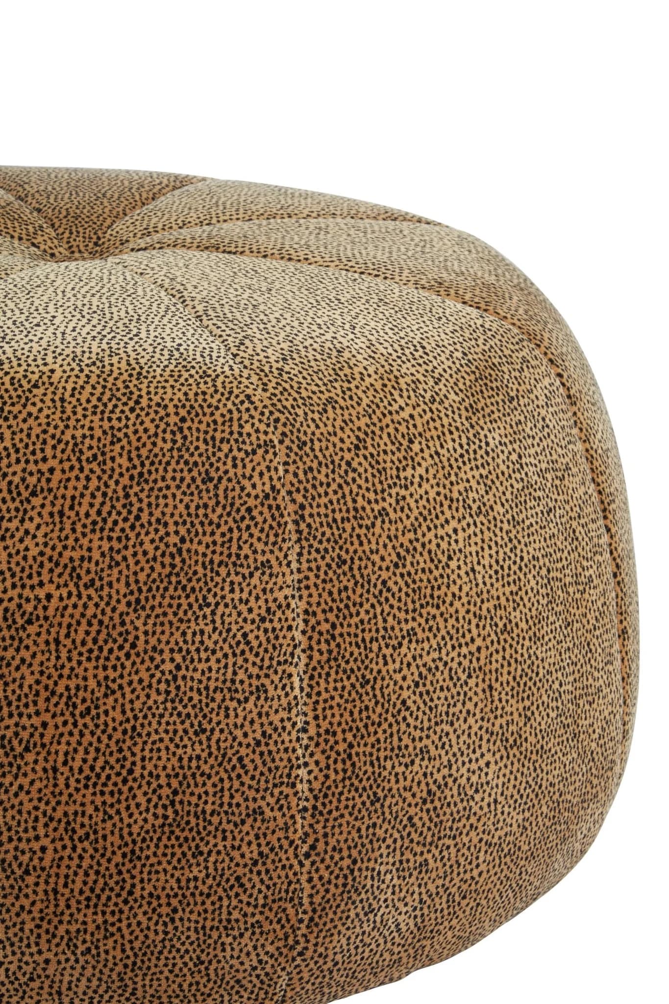 Manhattan Leopard Print Pouffe - Decorative, photo 6 of 7