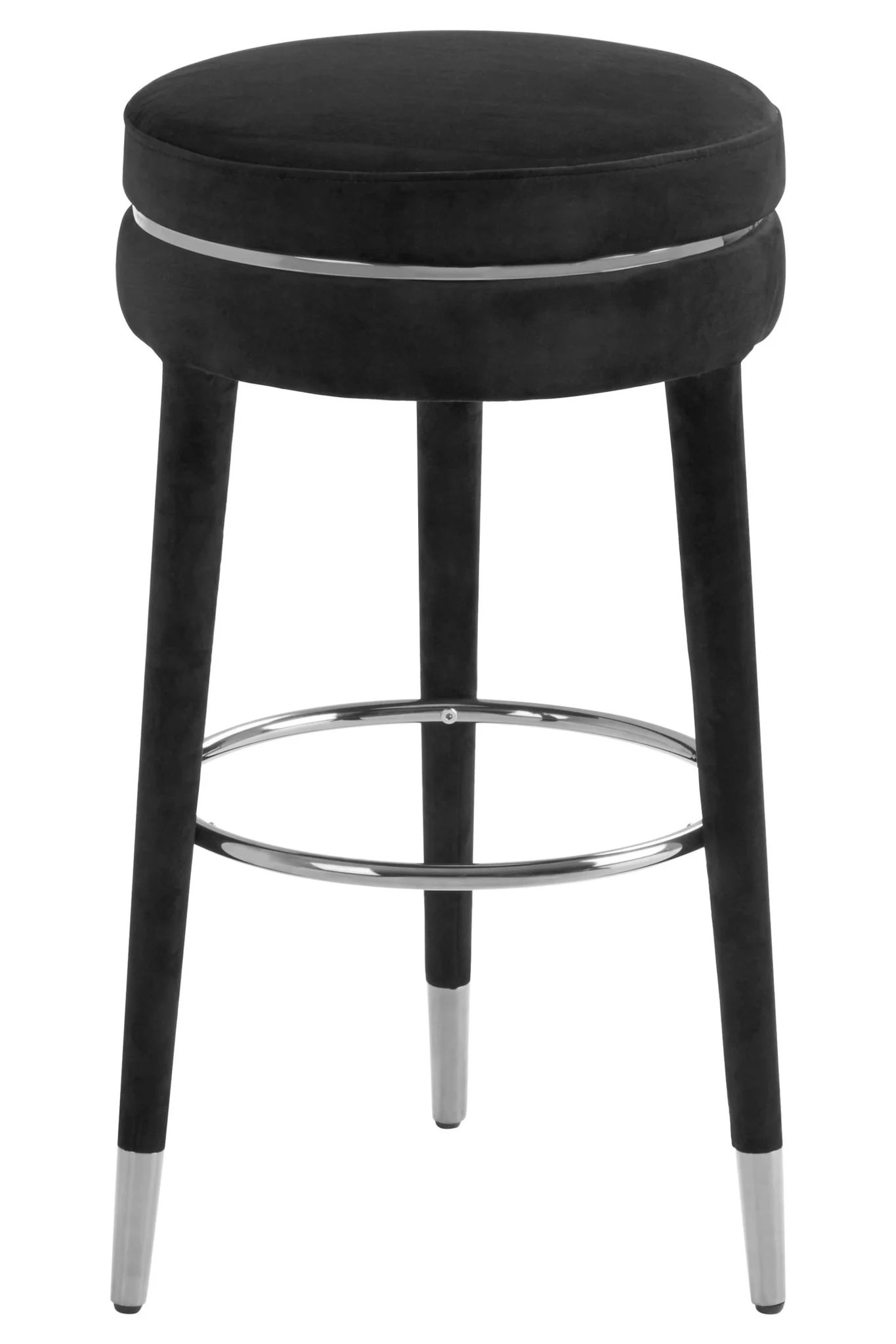 Manhattan Grey Velvet Bar Stool - Seating, photo 4 of 6