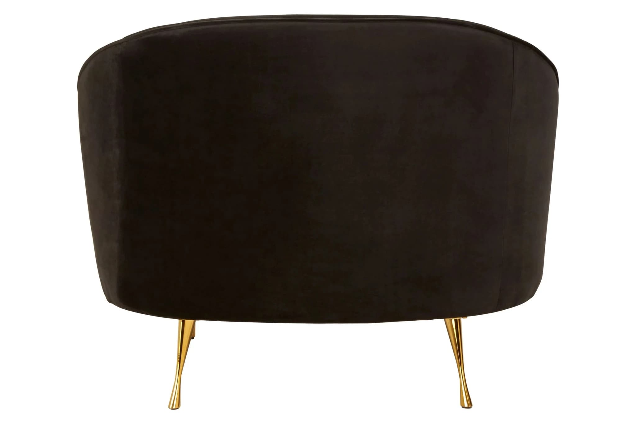 Manhattan Black Velvet Cocoon Chair - Seating, photo 2 of 6