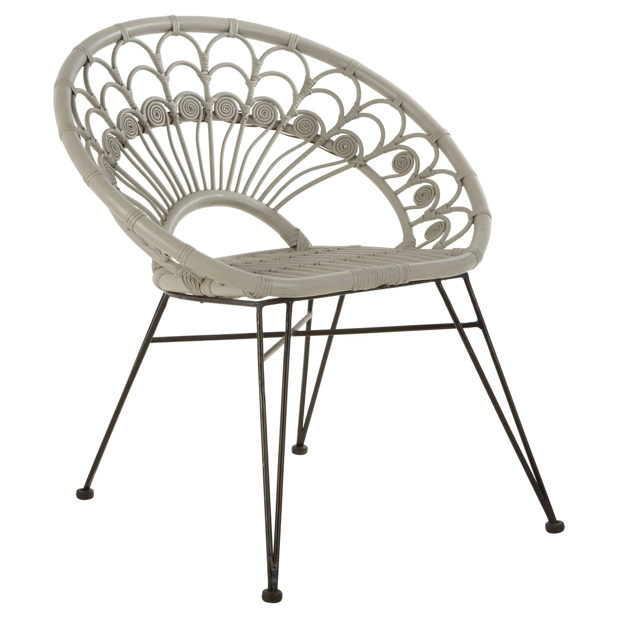 Manado Grey Natural Rattan Chair - Seating, photo 4 of 6
