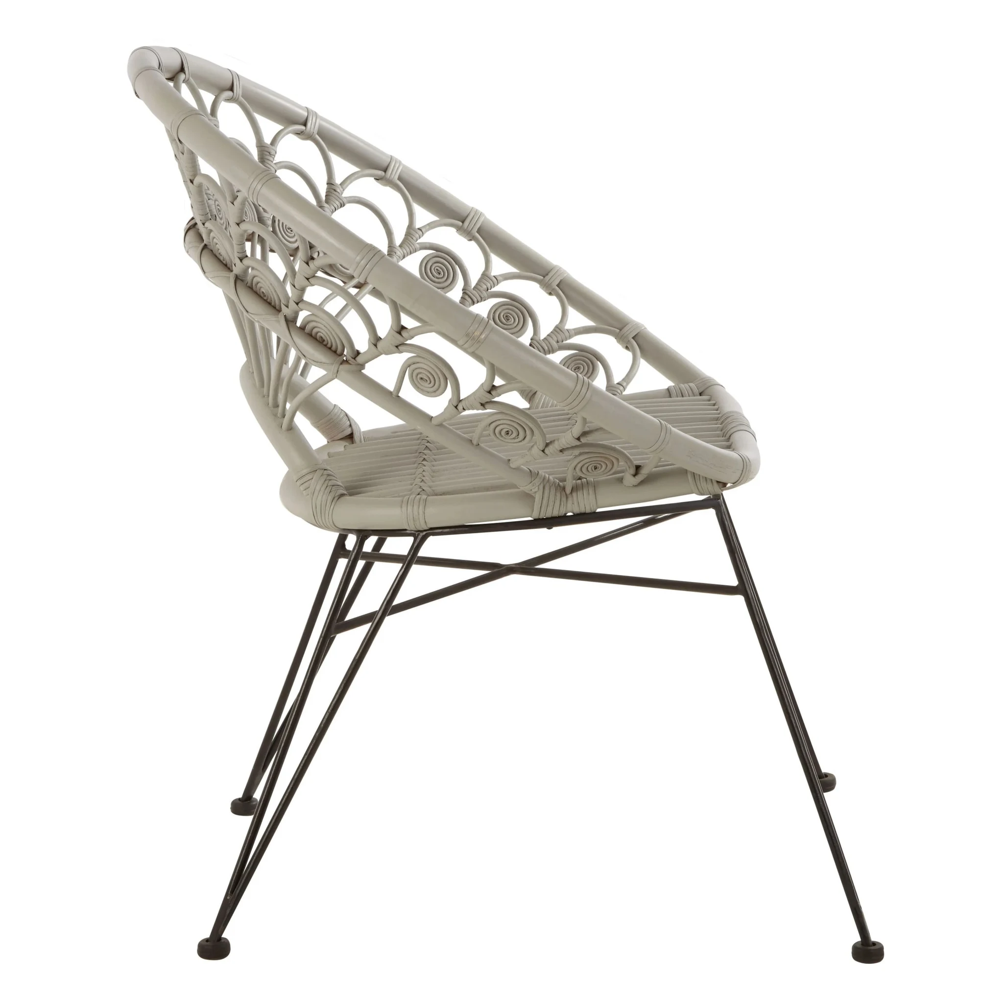 Manado Grey Natural Rattan Chair - Seating, photo 3 of 6