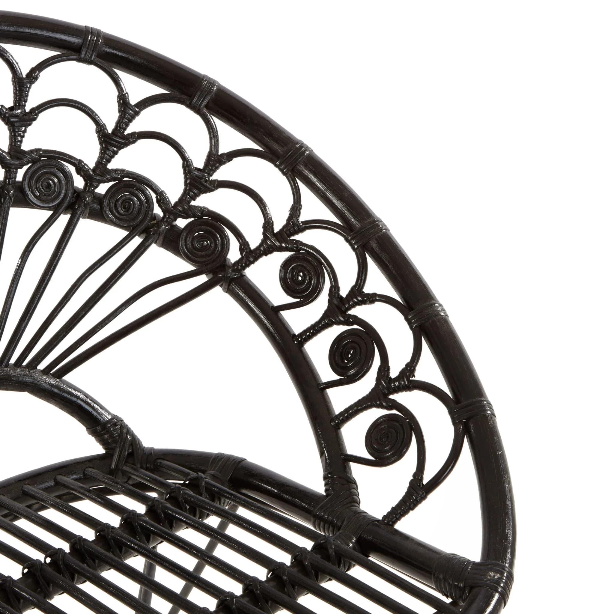 Manado Black Natural Rattan Chair - Seating, photo 6 of 6