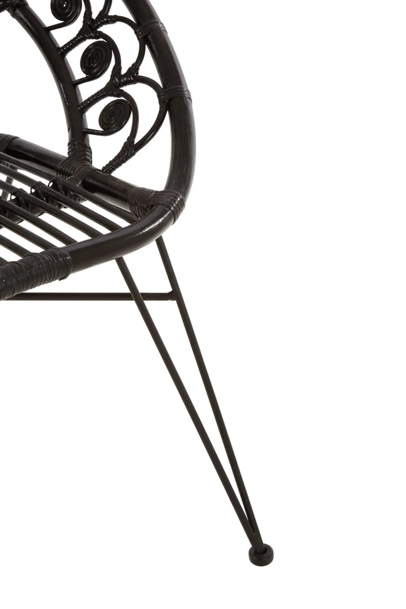 Manado Black Natural Rattan Chair - Seating, photo 5 of 6