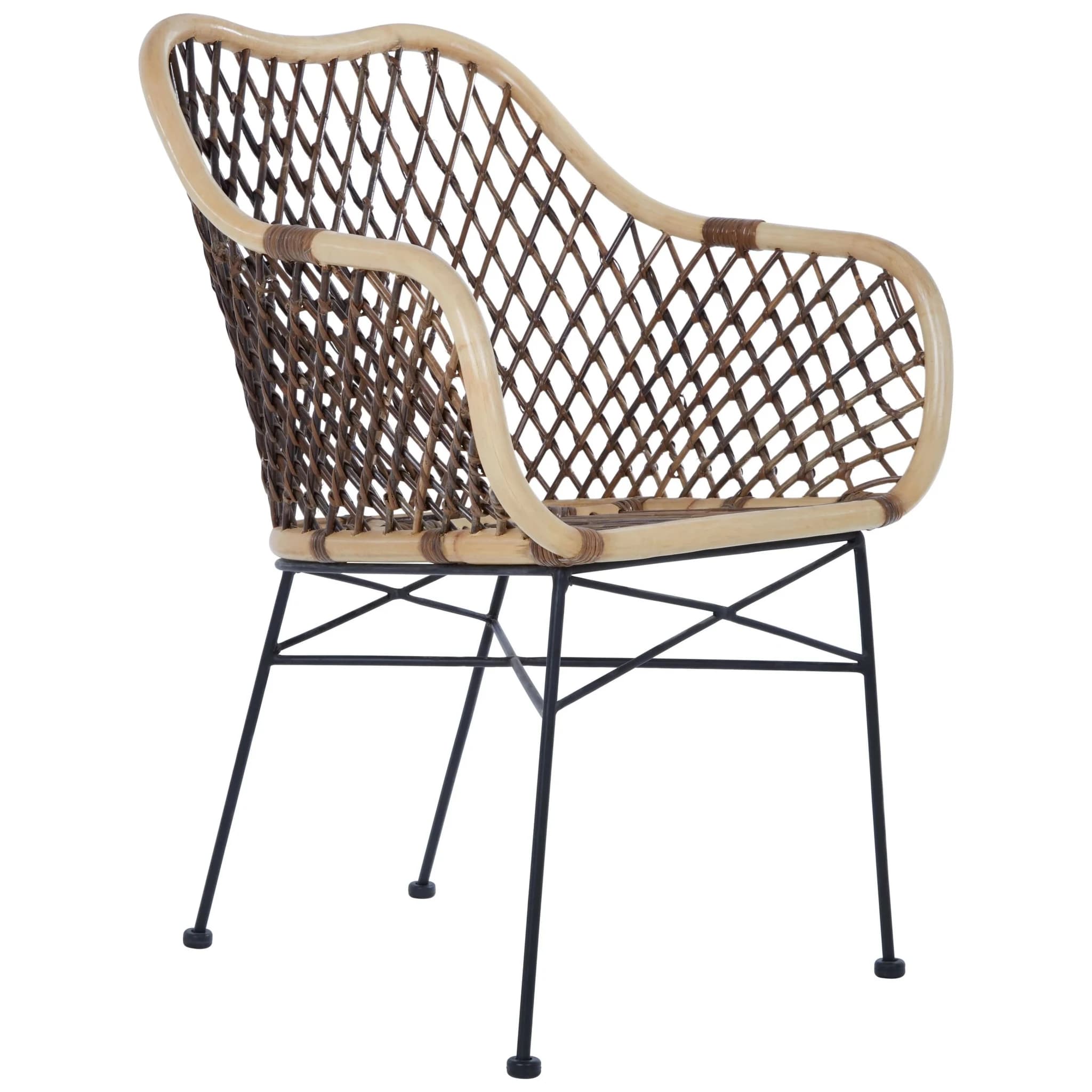 Manado Natural Rattan and Metal Chair - Seating, photo 5 of 7