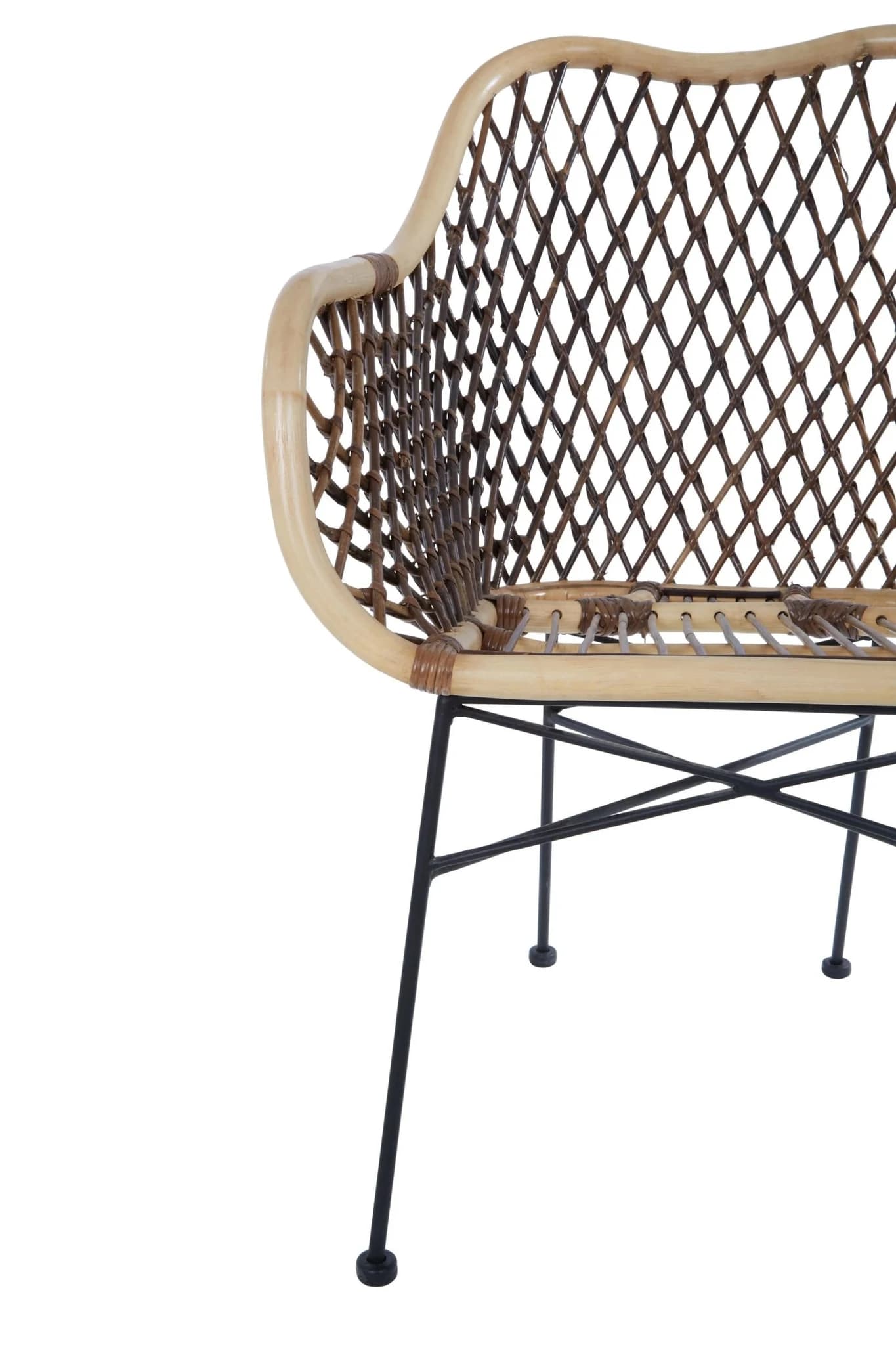 Manado Natural Rattan and Metal Chair - Seating, photo 7 of 7