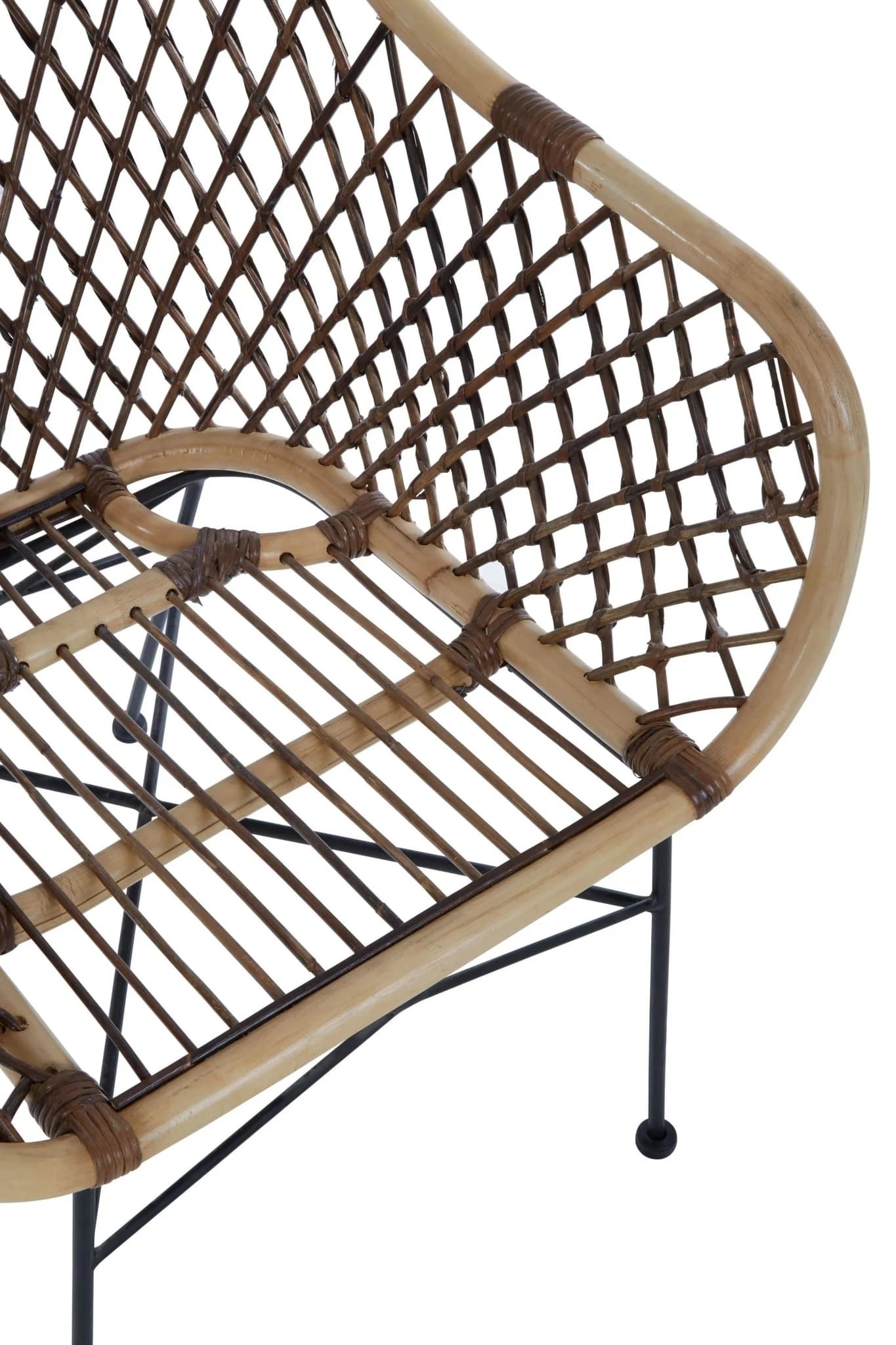 Manado Natural Rattan and Metal Chair - Seating, photo 6 of 7