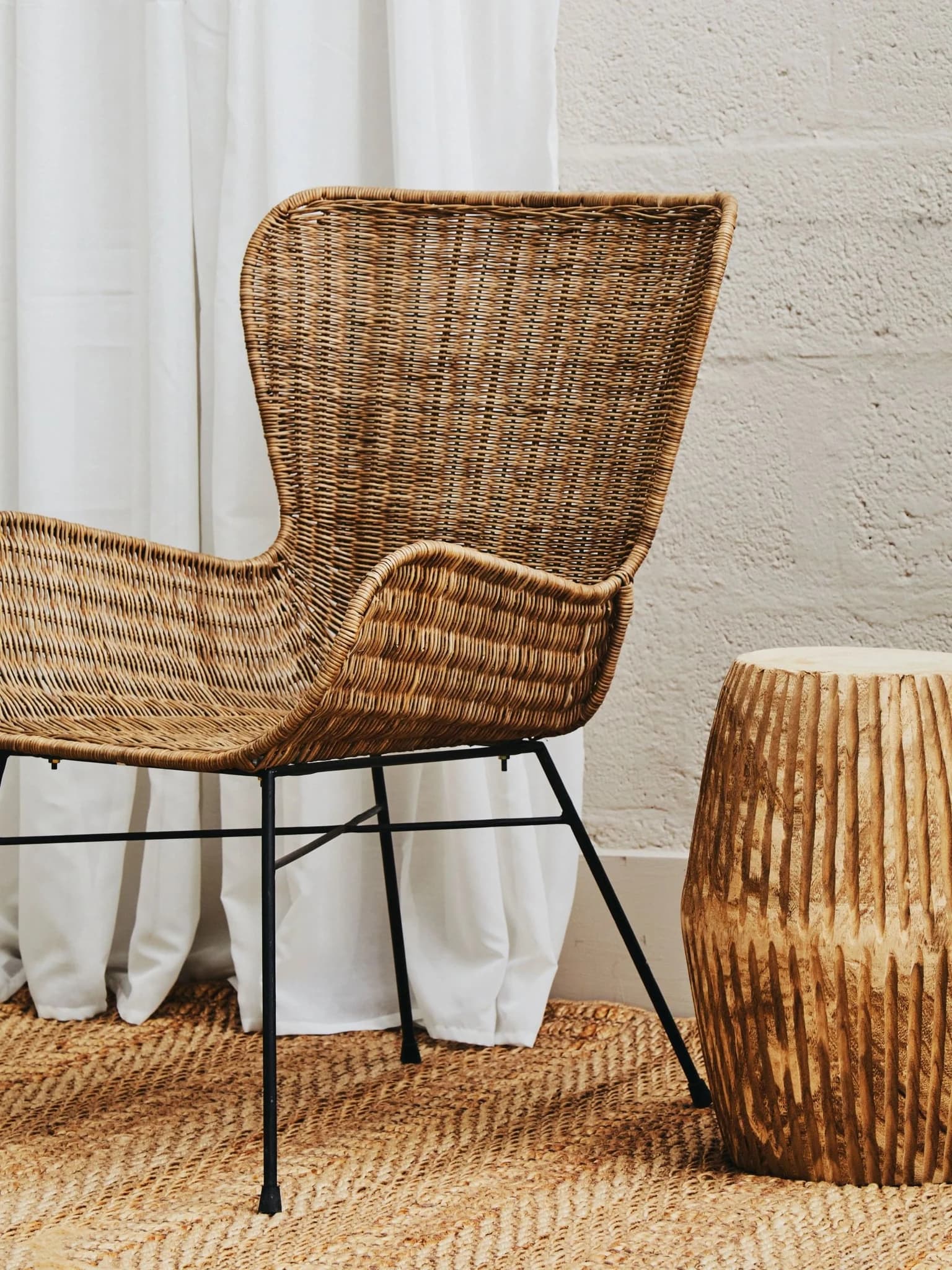 Manado Grey Wash Rattan Chair - Seating, photo 8 of 8