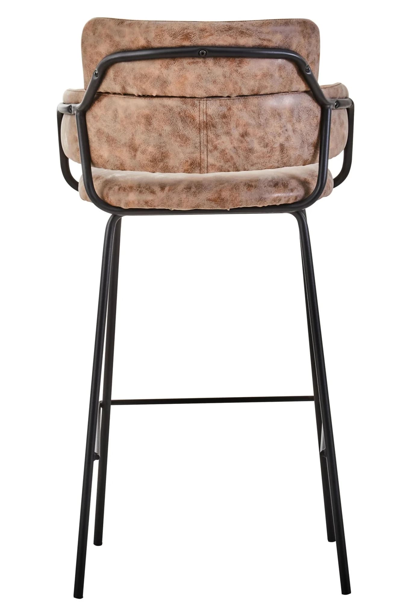 Tamzin Brown Faux Leather Bar Chair - Seating, photo 2 of 6