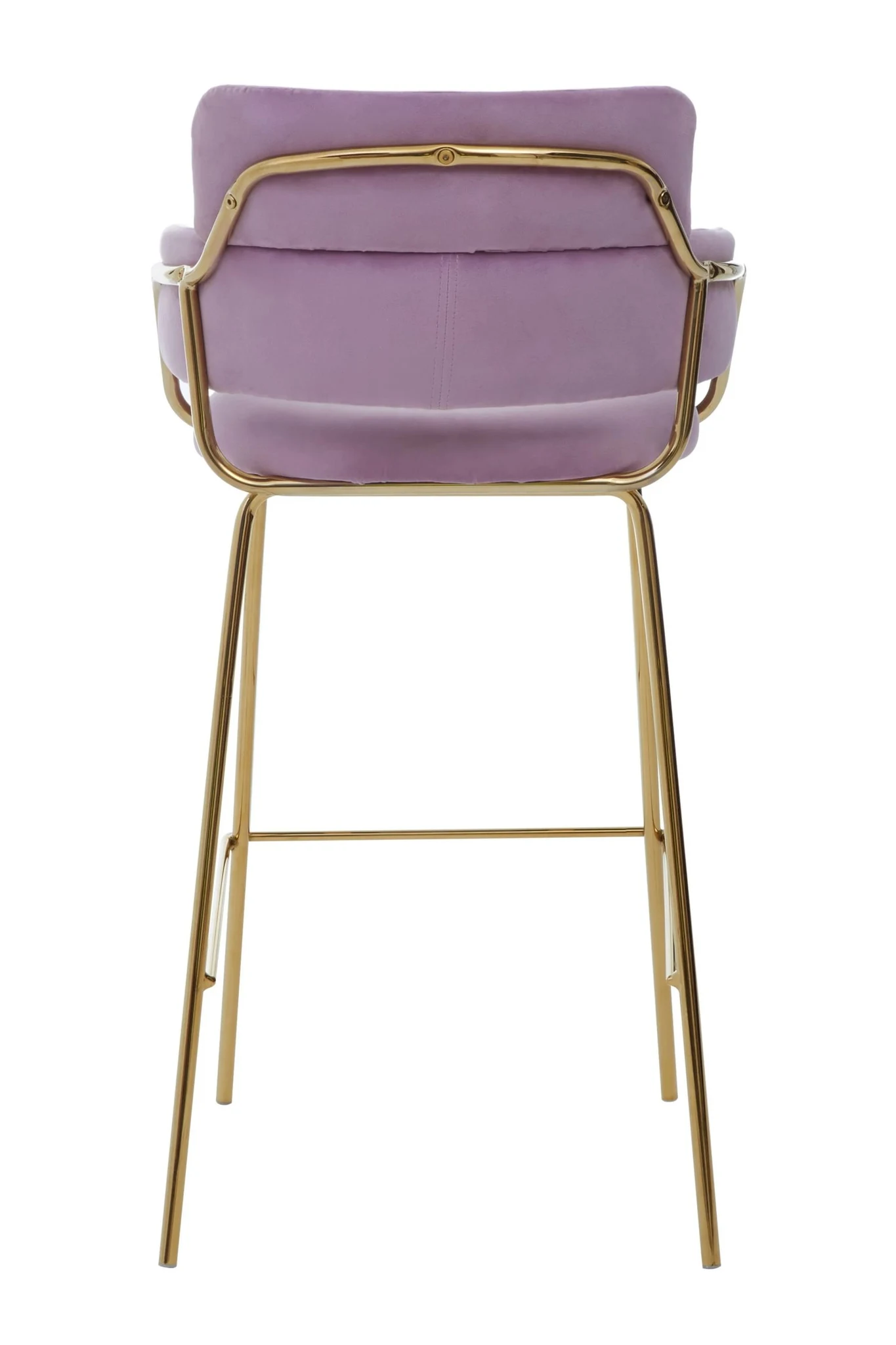Tamzin Pink Velvet Bar Chair - Seating, photo 2 of 7