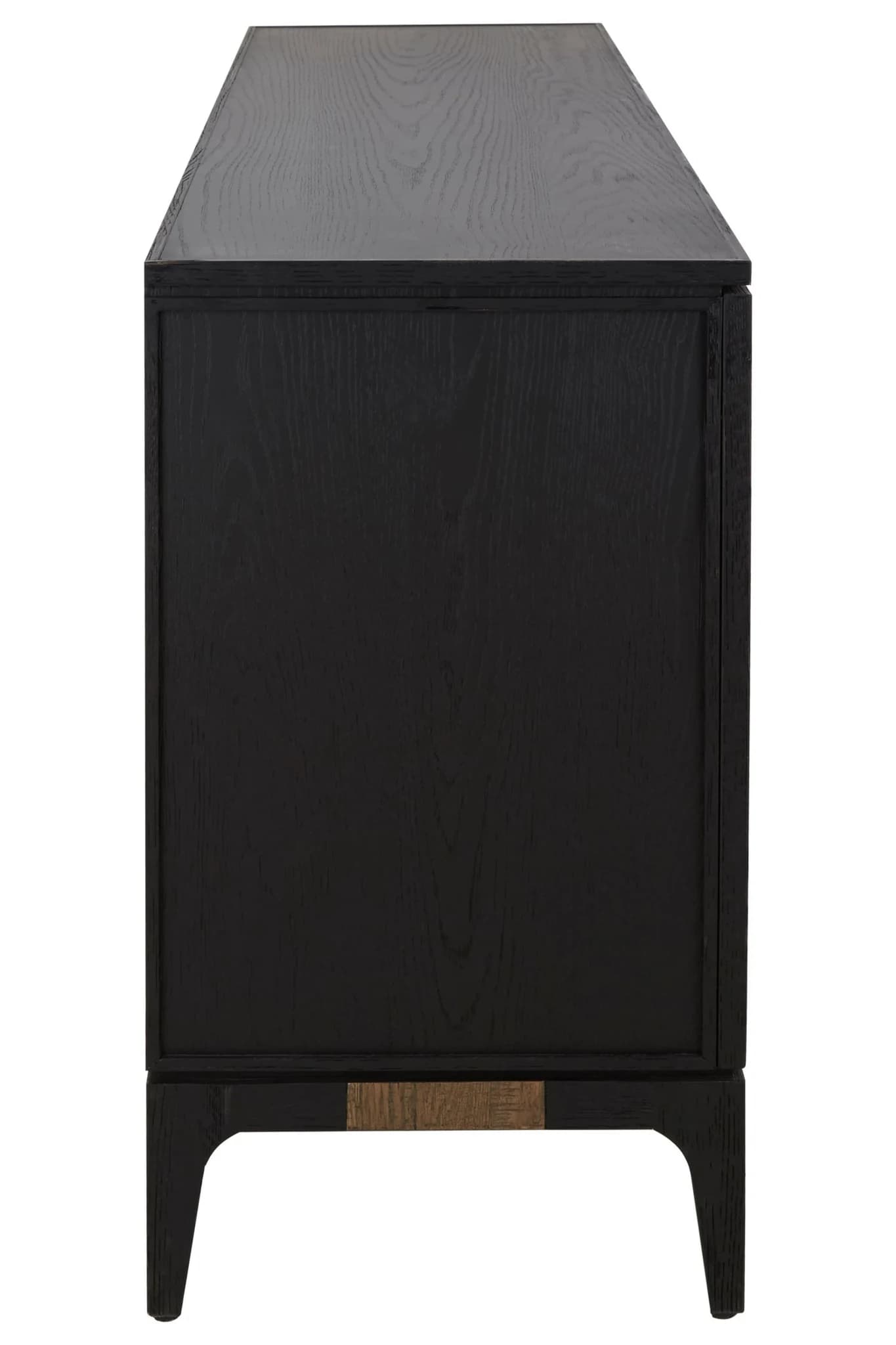 Salvar Black and Natural Oak Wood 4 Door Sideboard - Bookcases & shelving, photo 6 of 8
