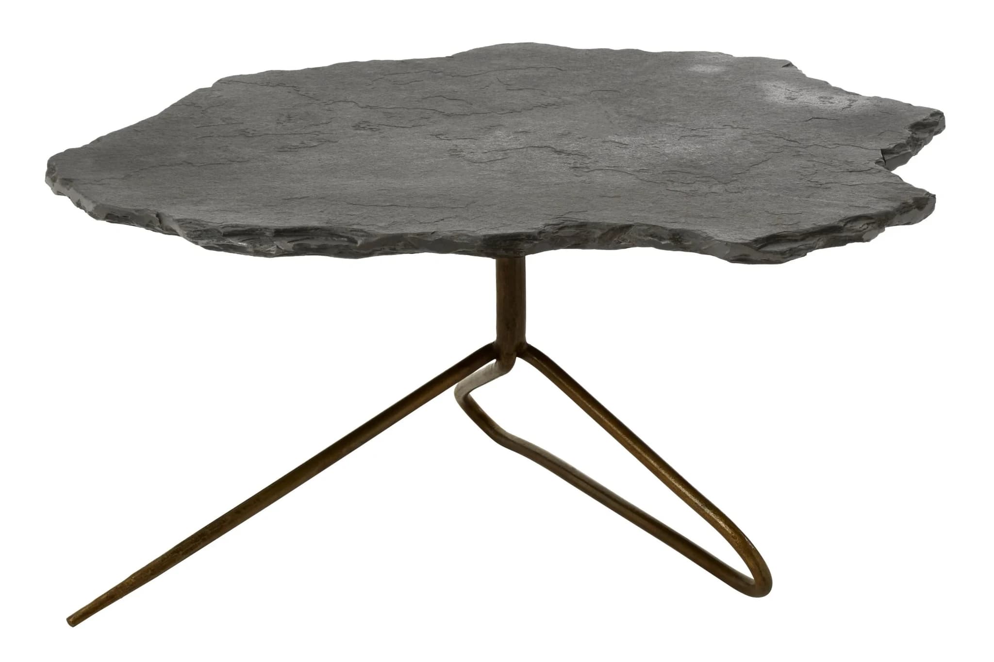 Rany Grey Stone Top Coffee Table - Tables, photo 2 of 4