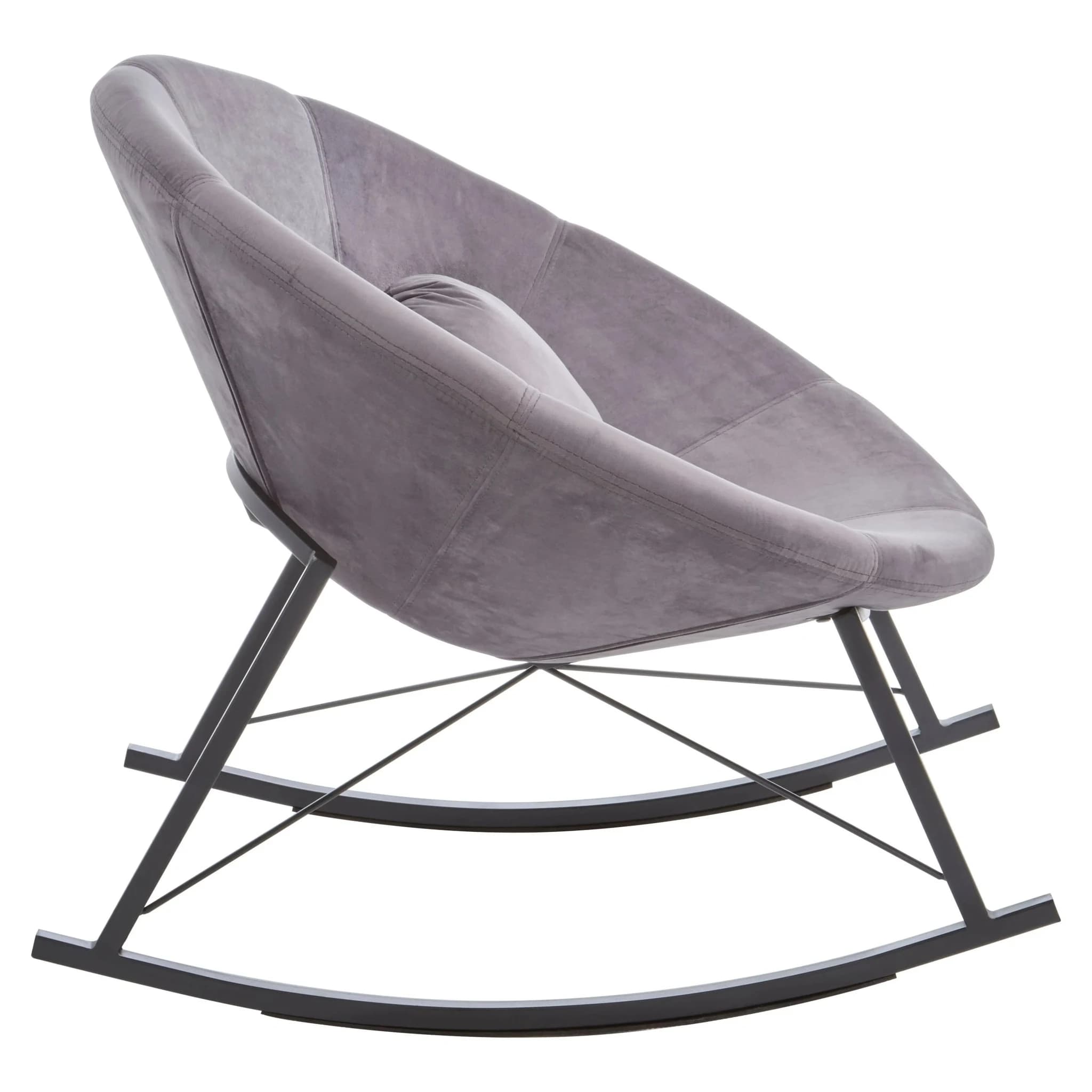 Arto Grey Conic Rocking Chair - Seating, photo 4 of 7