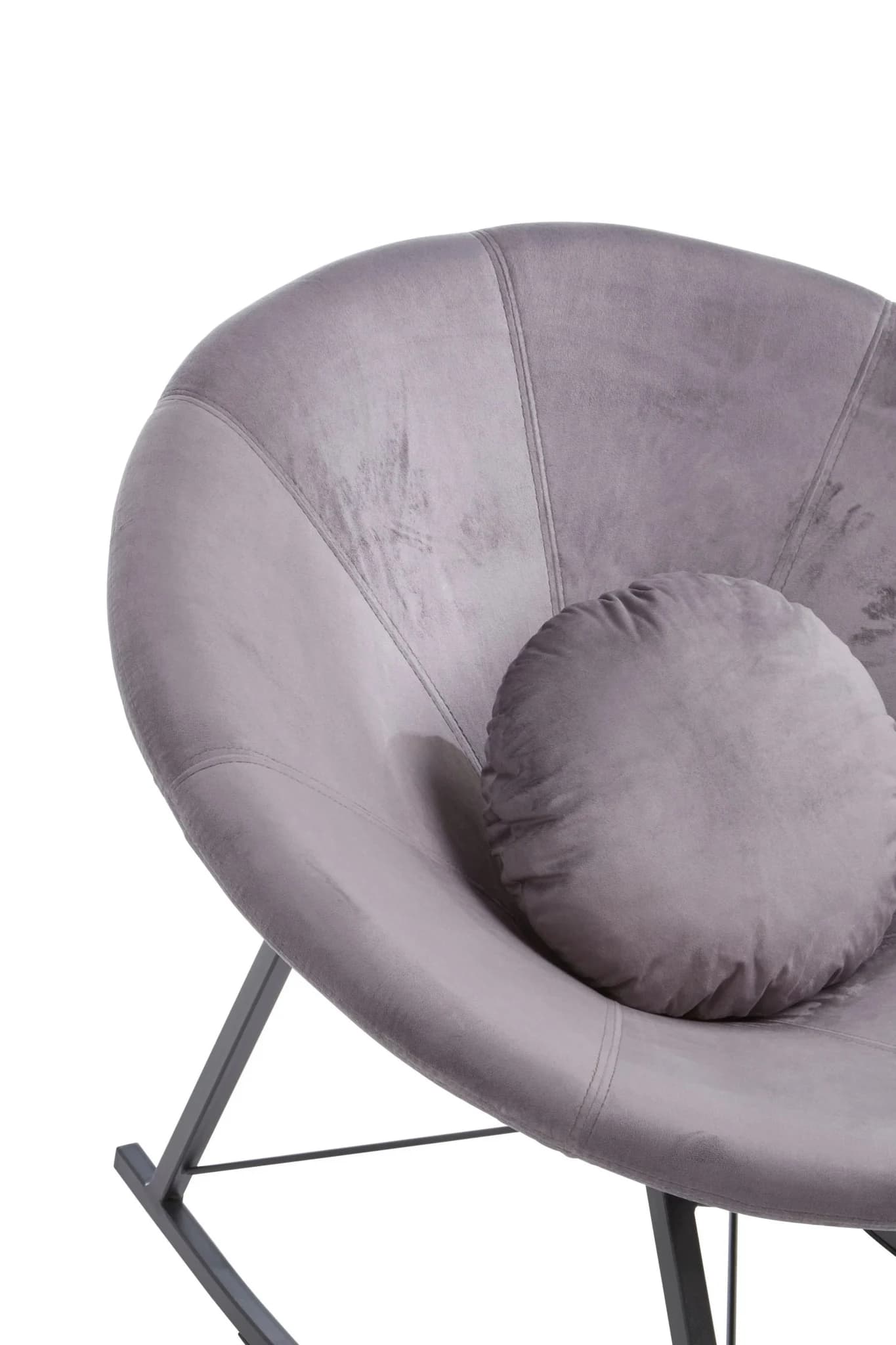 Arto Grey Conic Rocking Chair - Seating, photo 7 of 7