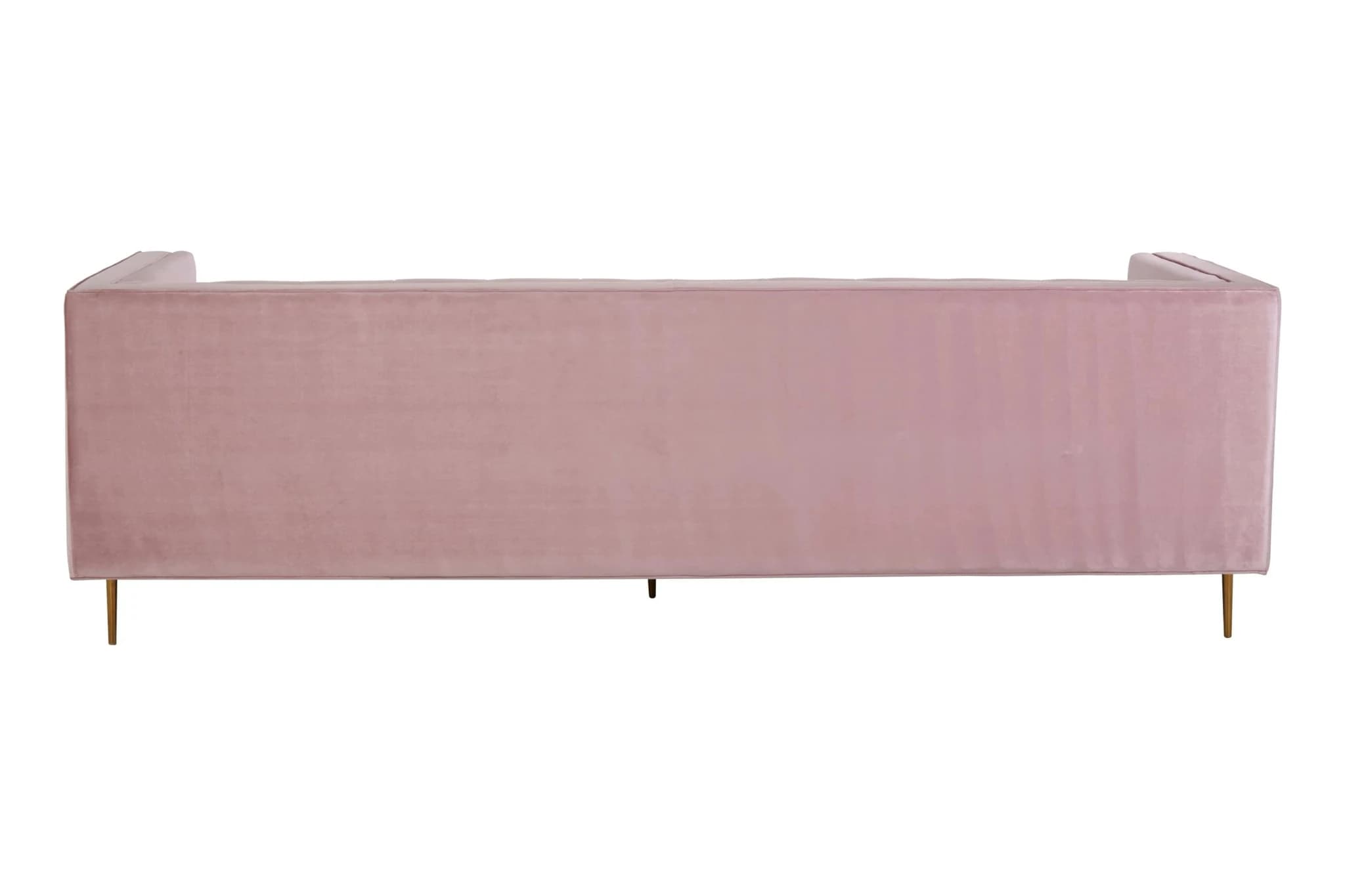 Otylia Pink Velvet 3 Seater Sofa - Seating, photo 3 of 8