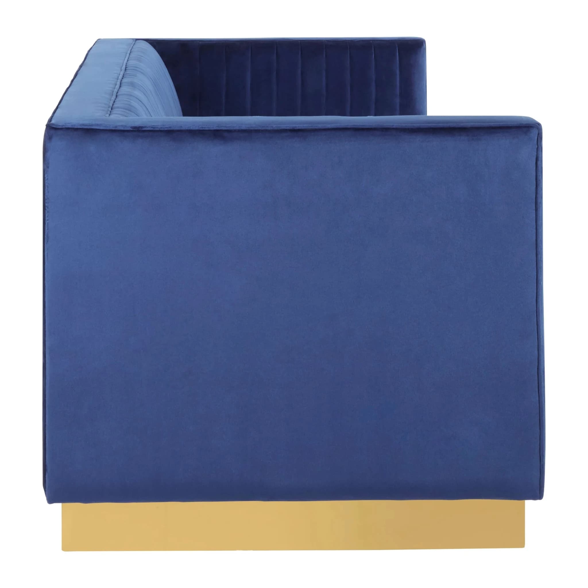 Opal 3 Seat Deep Blue Sofa - Seating, photo 8 of 8