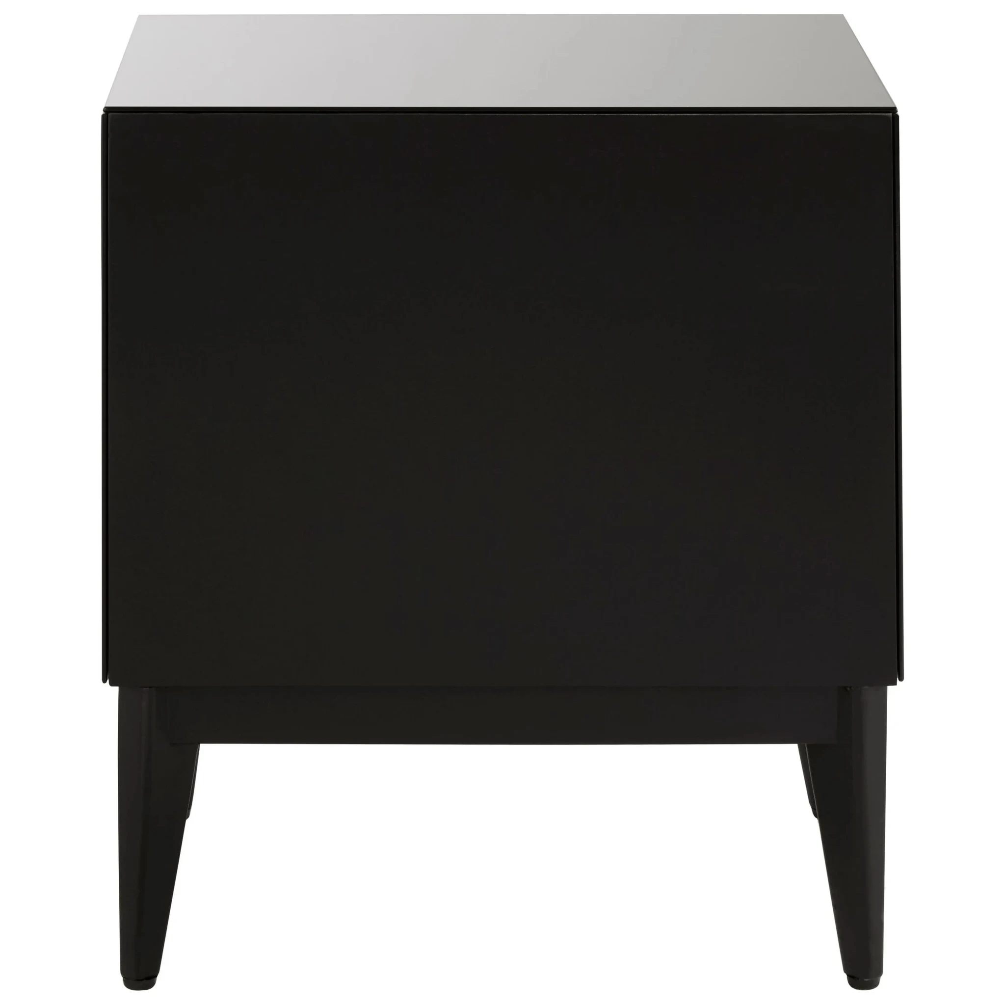 Rovigo Black and Mirrored 2 Drawer Side Table - Bookcases & shelving, photo 2 of 7