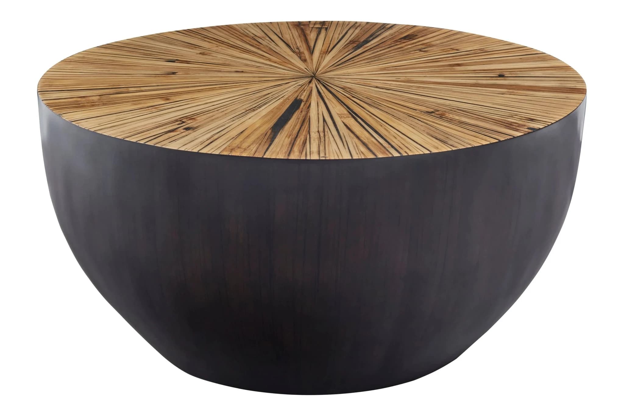 Gabo Small Round Ebony Coffee Table - Tables, photo 2 of 7