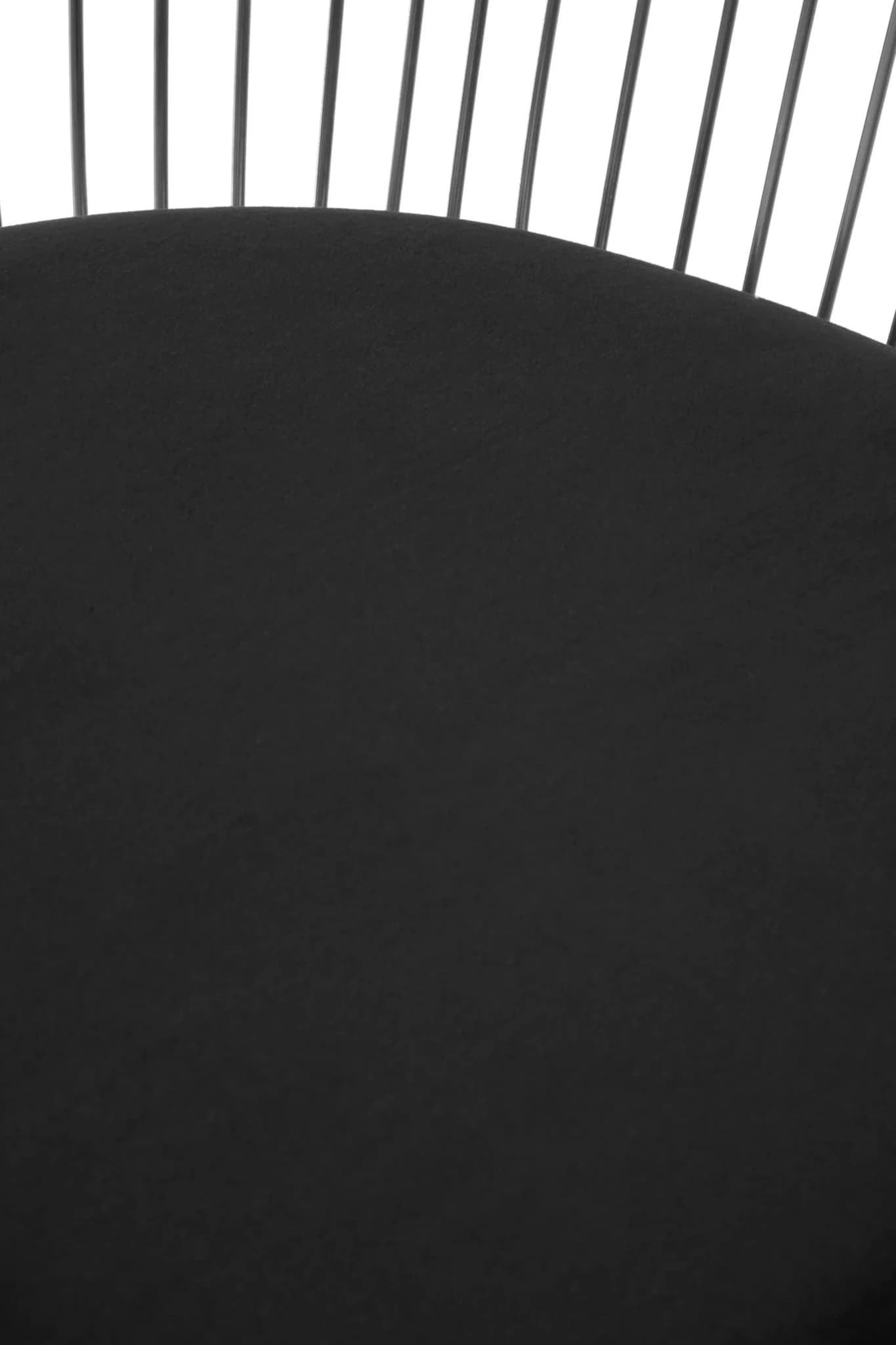 Anzio Black Velvet And Brushed Silver Chair - Seating, photo 5 of 8