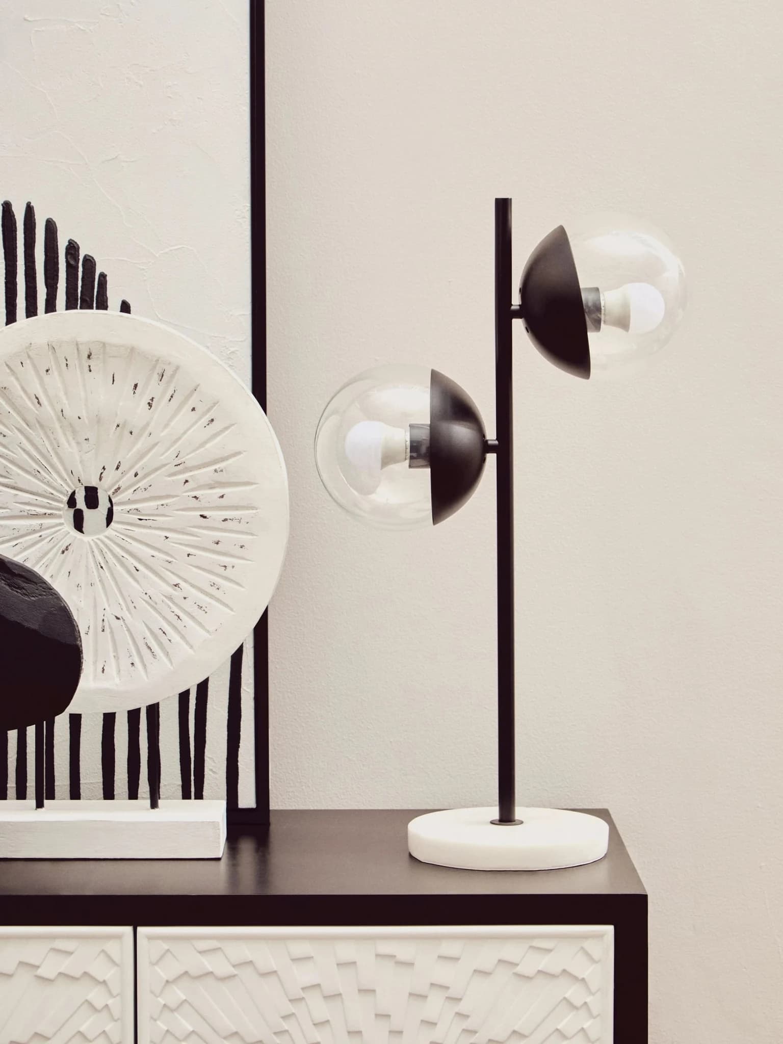 Dumas Black and White Four Door Sideboard - Bookcases & shelving, photo 3 of 8