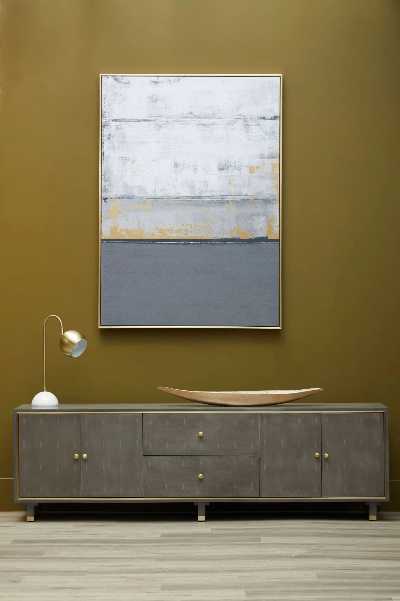 Deskey Grey Shagreen Effect Media Unit - Bookcases & shelving, photo 2 of 8