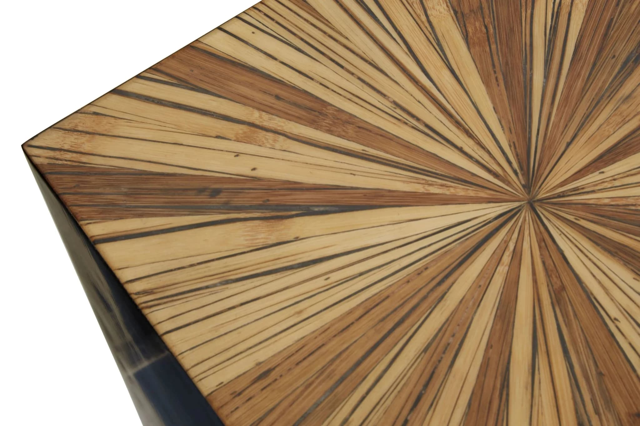 Gabelle Ebony Bamboo Square Side Table - Tables, photo 5 of 7
