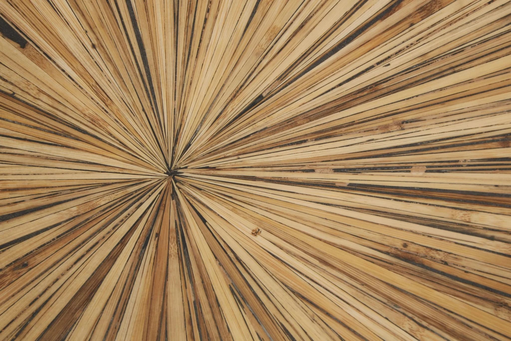 Gabelle Ebony and Natural Bamboo Console Table - Tables, photo 5 of 7