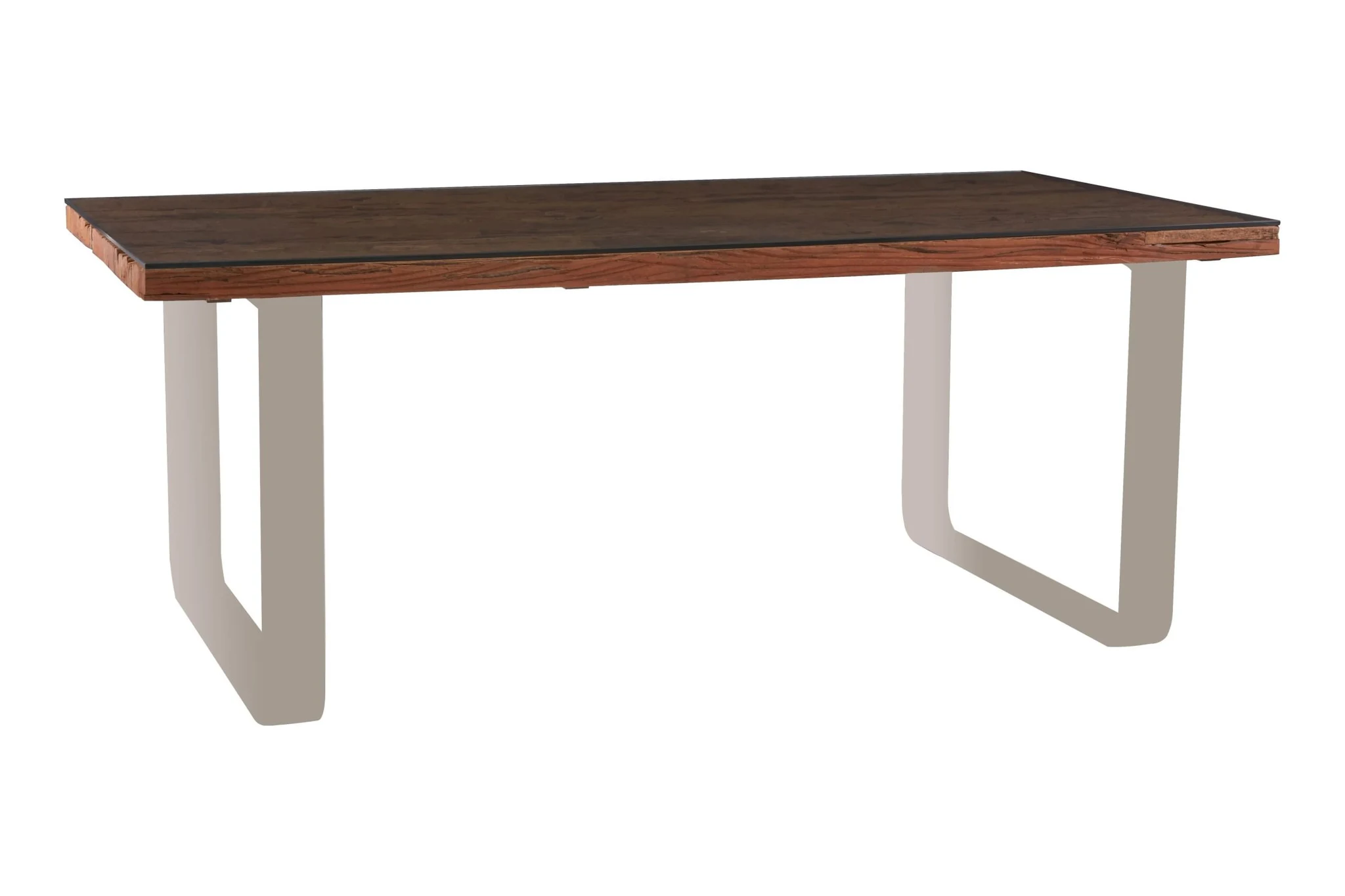 Kerala Recycled Natural Wood Dining Table with Curved Legs - Tables, photo 5 of 8
