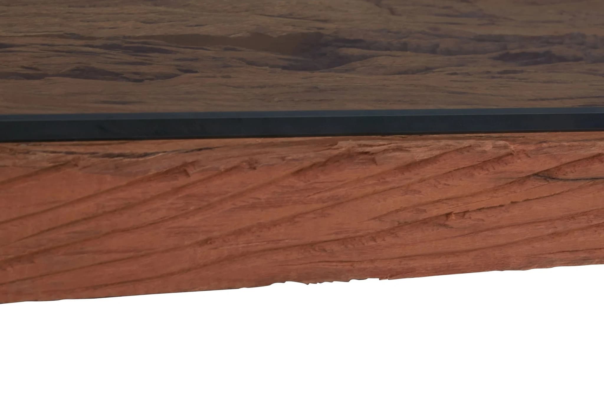 Kerala Natural Recycled Wood Dining Table With Cross Base - Tables, photo 5 of 8