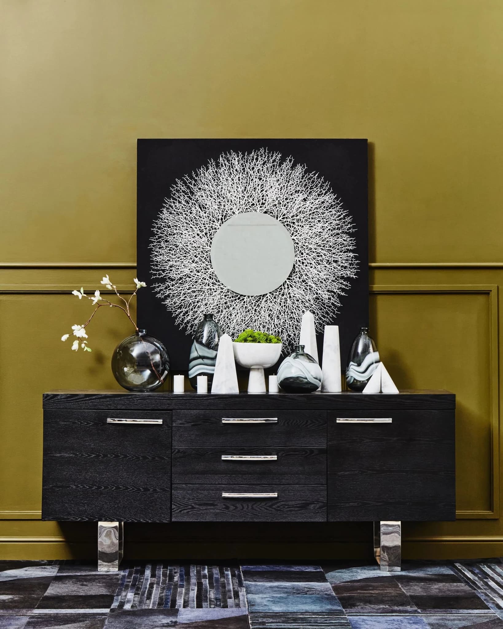 Ulmus Black Elm Wood Sideboard - Bookcases & shelving, photo 3 of 8