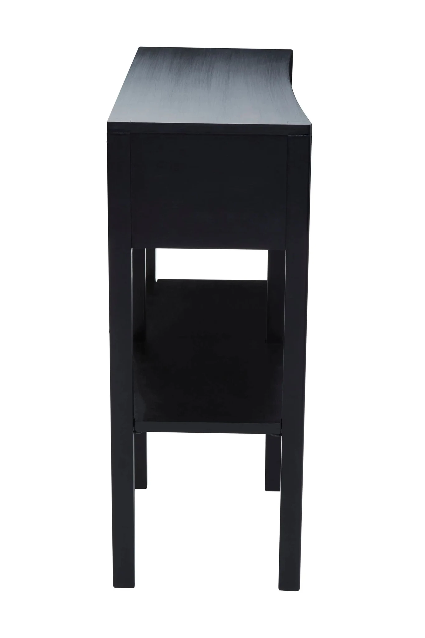 Corso Black Console Table with Rattan Drawers - Tables, photo 3 of 8