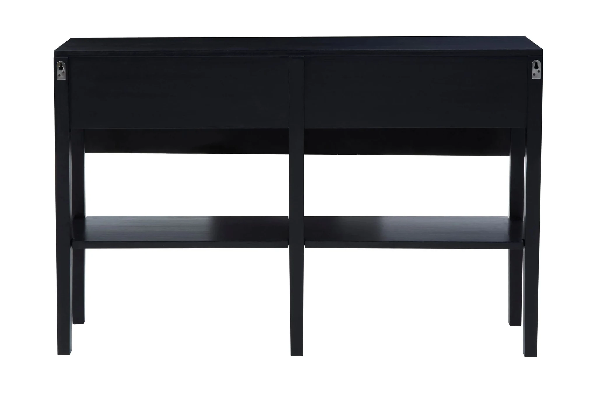 Corso Black Console Table with Rattan Drawers - Tables, photo 2 of 8
