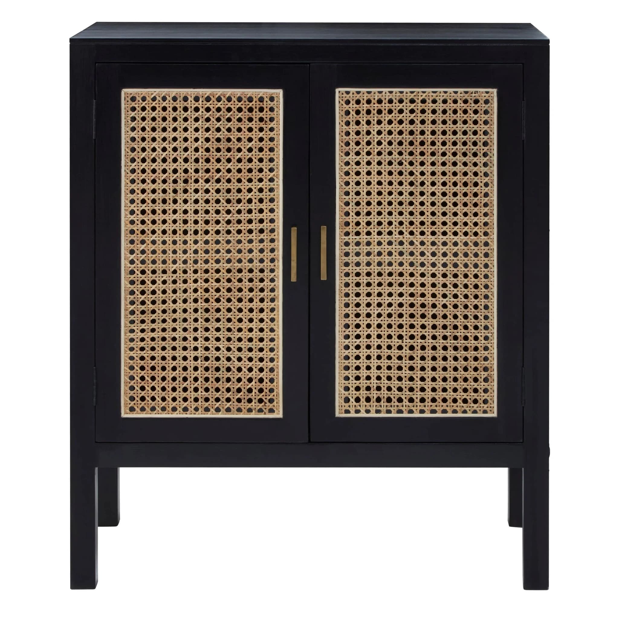 Corso Black Sideboard with Two Rattan Doors - Bookcases & shelving, photo 8 of 8