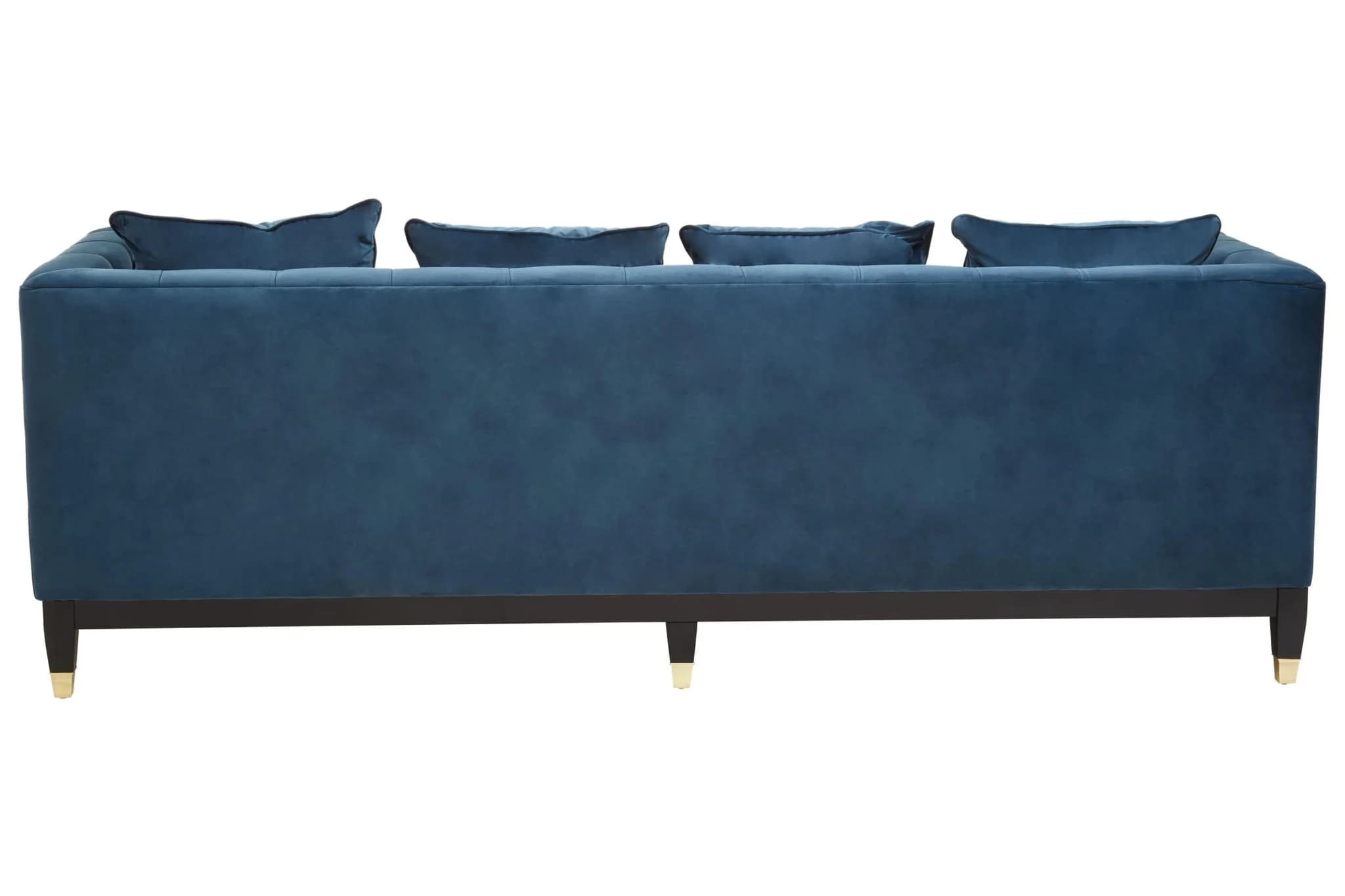 Sefira Navy Fabric 3 Seat Modern Chesterfield Sofa - Seating, photo 2 of 8