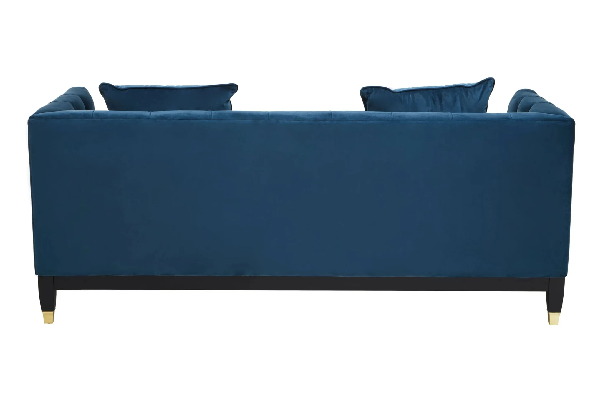 Sefira Navy Fabric Modern Chesterfield 2 Seat Sofa - Seating, photo 2 of 8