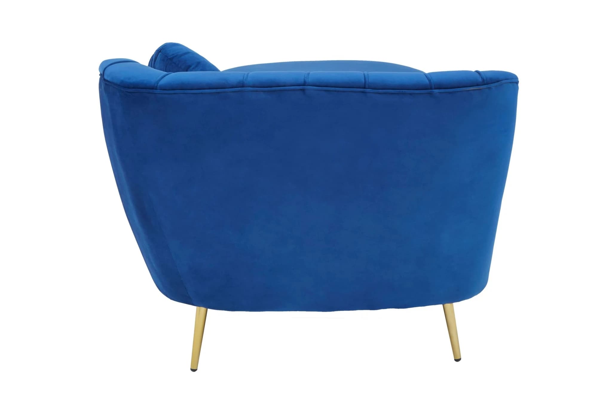 Felizia Midnight Blue Velvet Left Arm Chaise Longue - Seating, photo 3 of 8