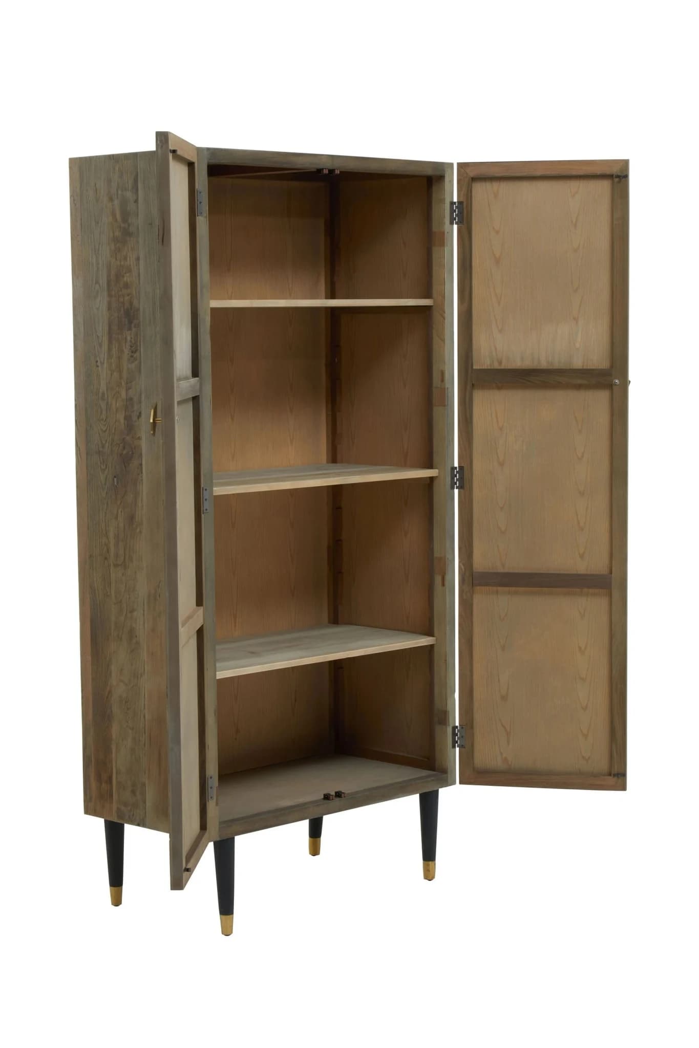 Malay Recycled Elm Wood Tall Cabinet - Bookcases & shelving, photo 4 of 8