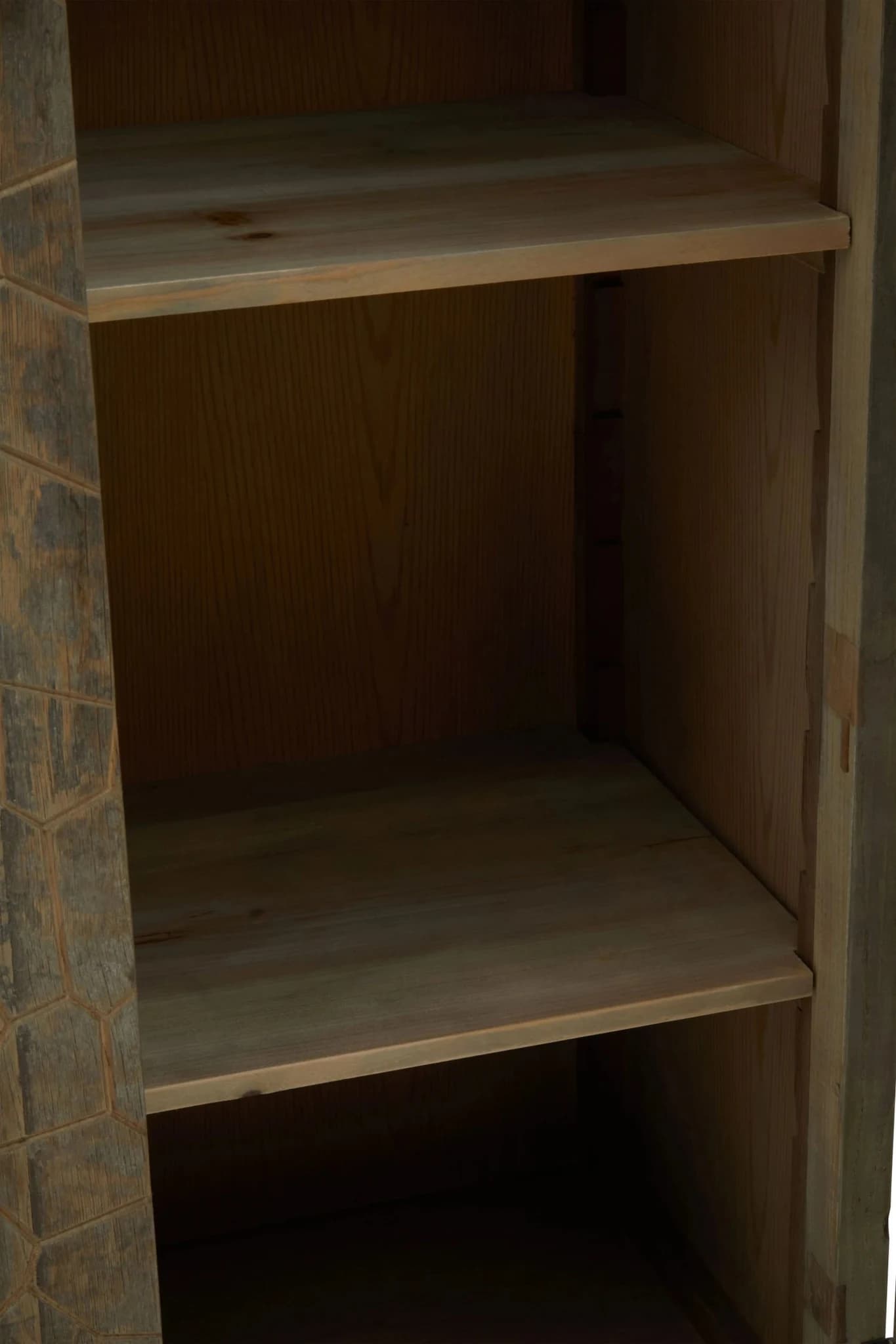 Malay Recycled Elm Wood Tall Cabinet - Bookcases & shelving, photo 7 of 8
