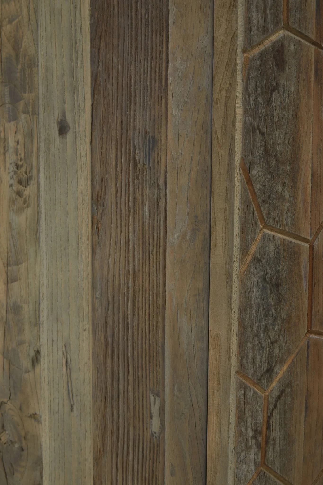 Malay Recycled Elm Wood Tall Cabinet - Bookcases & shelving, photo 6 of 8